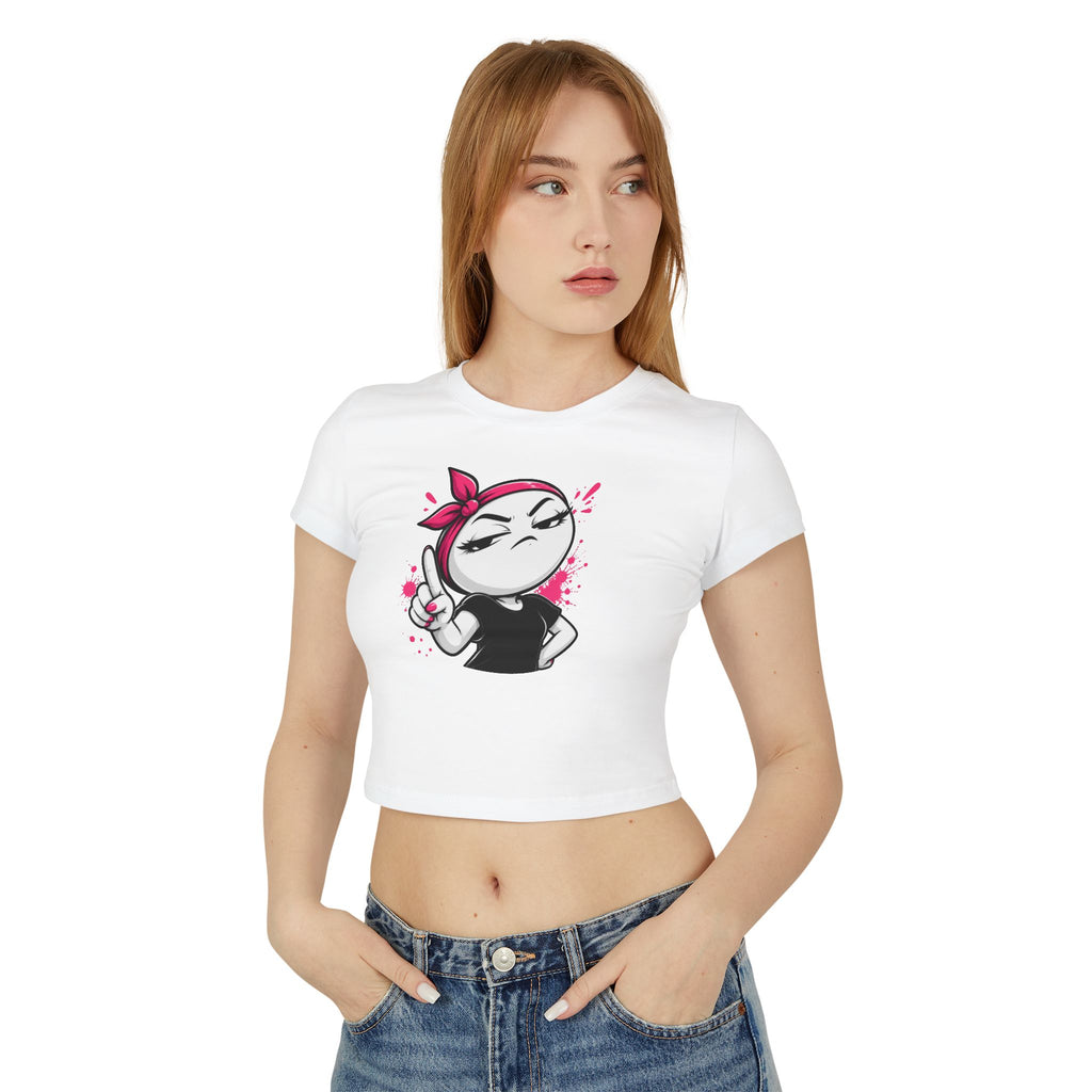 Women's Baby Tee — Sassy Rosie Graphic Tee