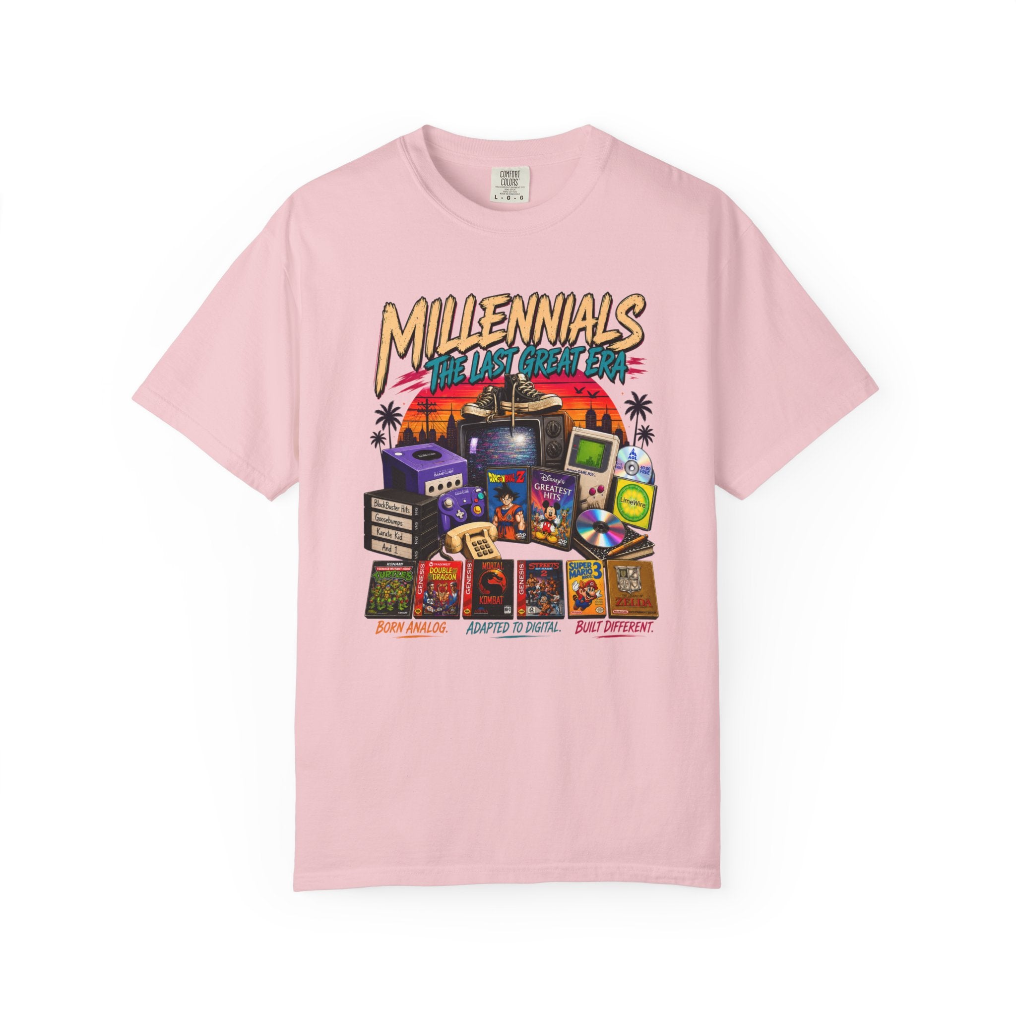 Millennials Retro Throwback T-Shirt — 90s Nostalgia Gaming & Pop Culture Tee