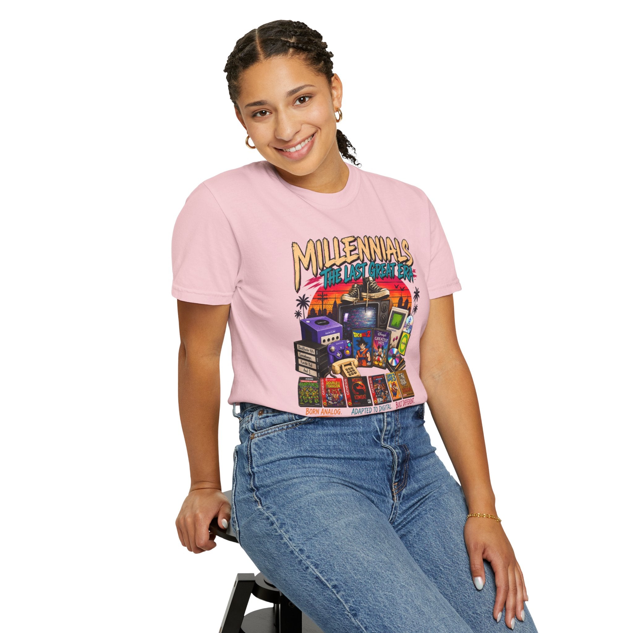 Millennials Retro Throwback T-Shirt — 90s Nostalgia Gaming & Pop Culture Tee