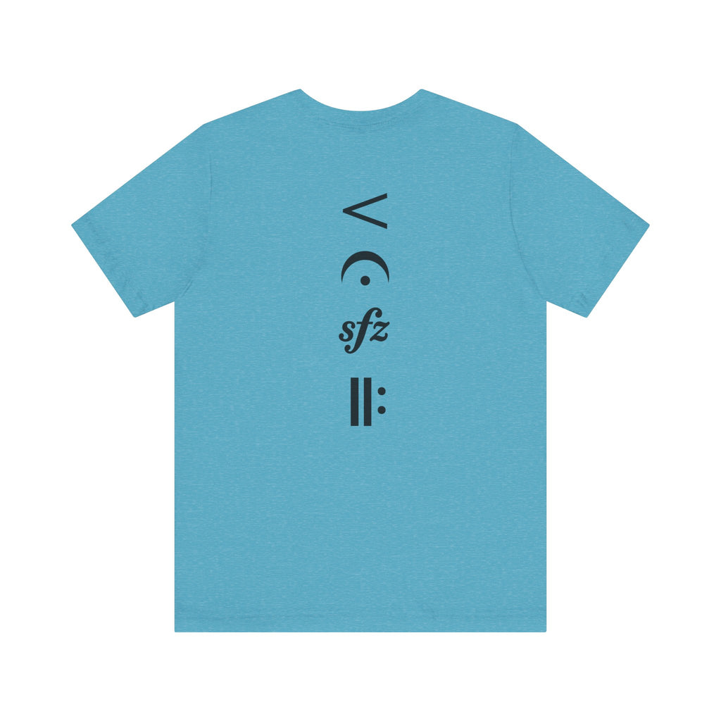 Eat. Sleep. Train. Repeat. Tee — Minimalist Music Symbols T‑Shirt