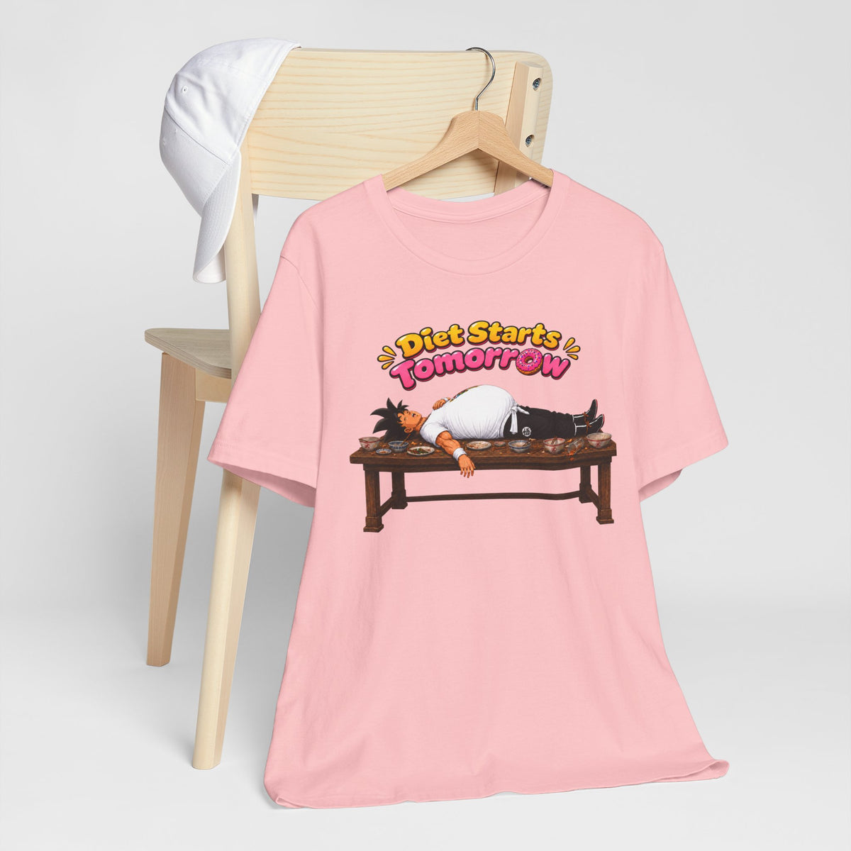 Goku Diet Starts Tomorrow T-Shirt — Funny Lazy Anime Graphic Tee
