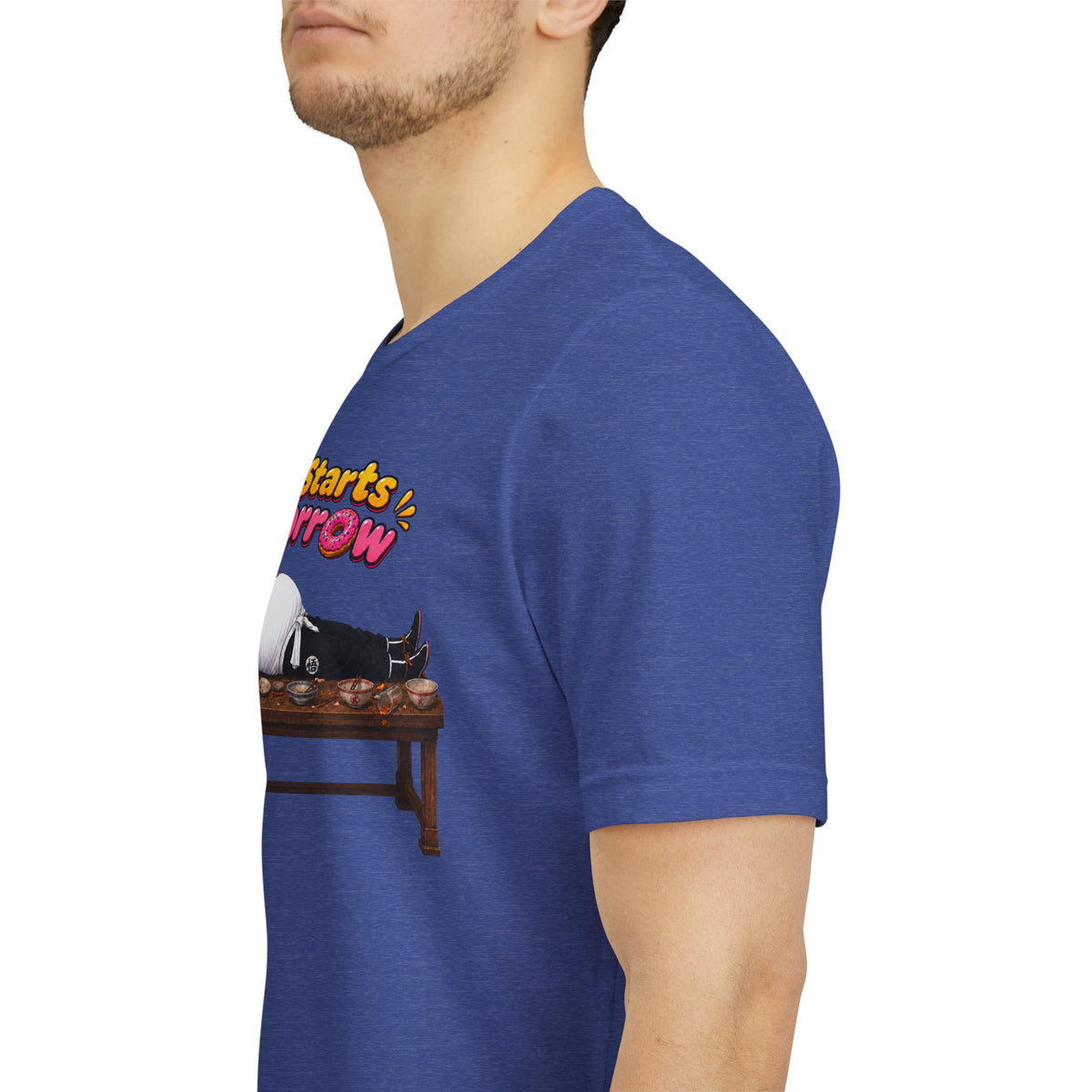 Goku Diet Starts Tomorrow T-Shirt — Funny Lazy Anime Graphic Tee
