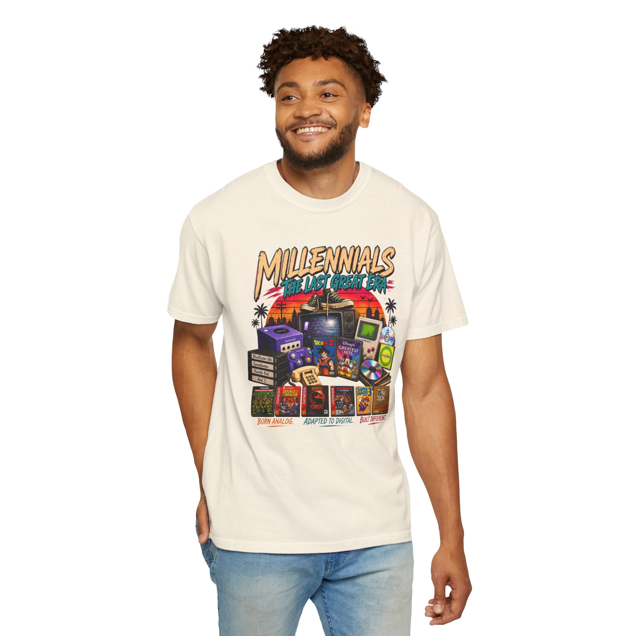 Millennials Retro Throwback T-Shirt — 90s Nostalgia Gaming & Pop Culture Tee