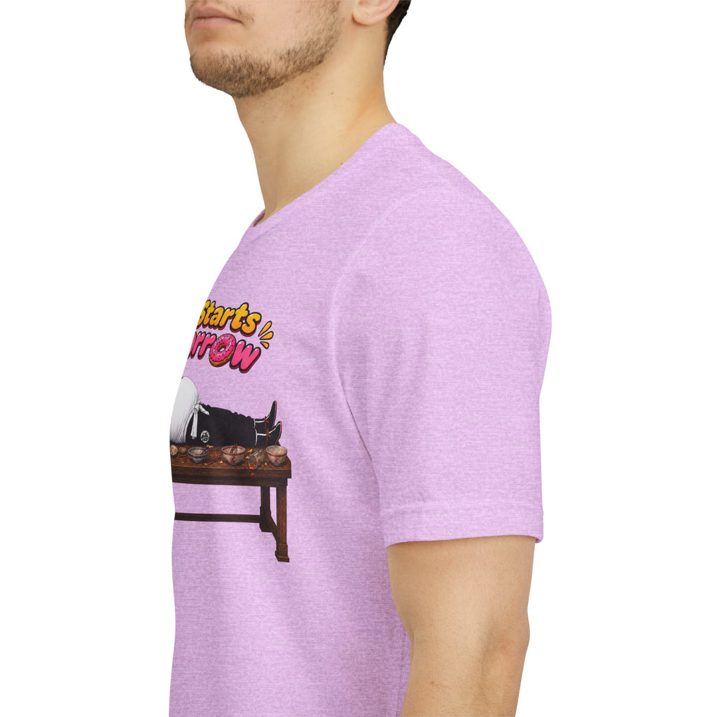 Goku Diet Starts Tomorrow T-Shirt — Funny Lazy Anime Graphic Tee