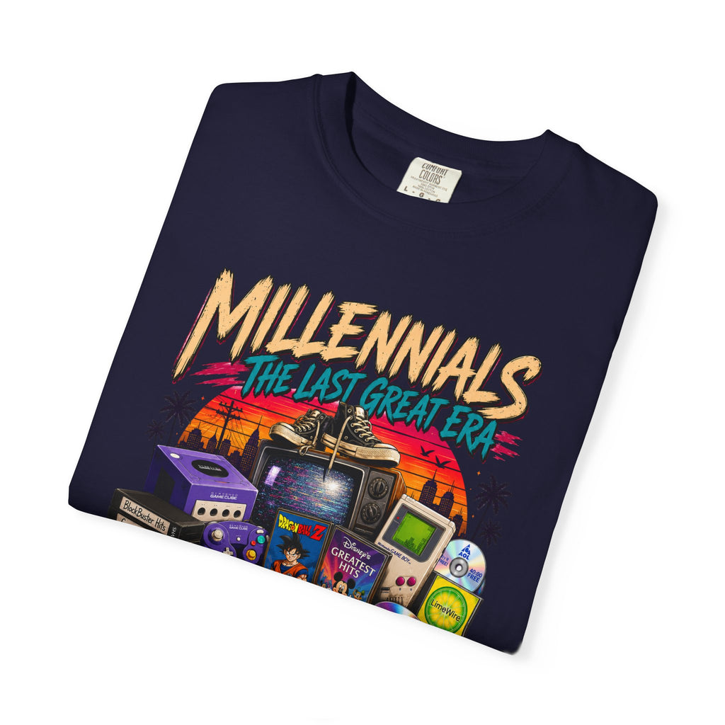Millennials Retro Throwback T-Shirt — 90s Nostalgia Gaming & Pop Culture Tee
