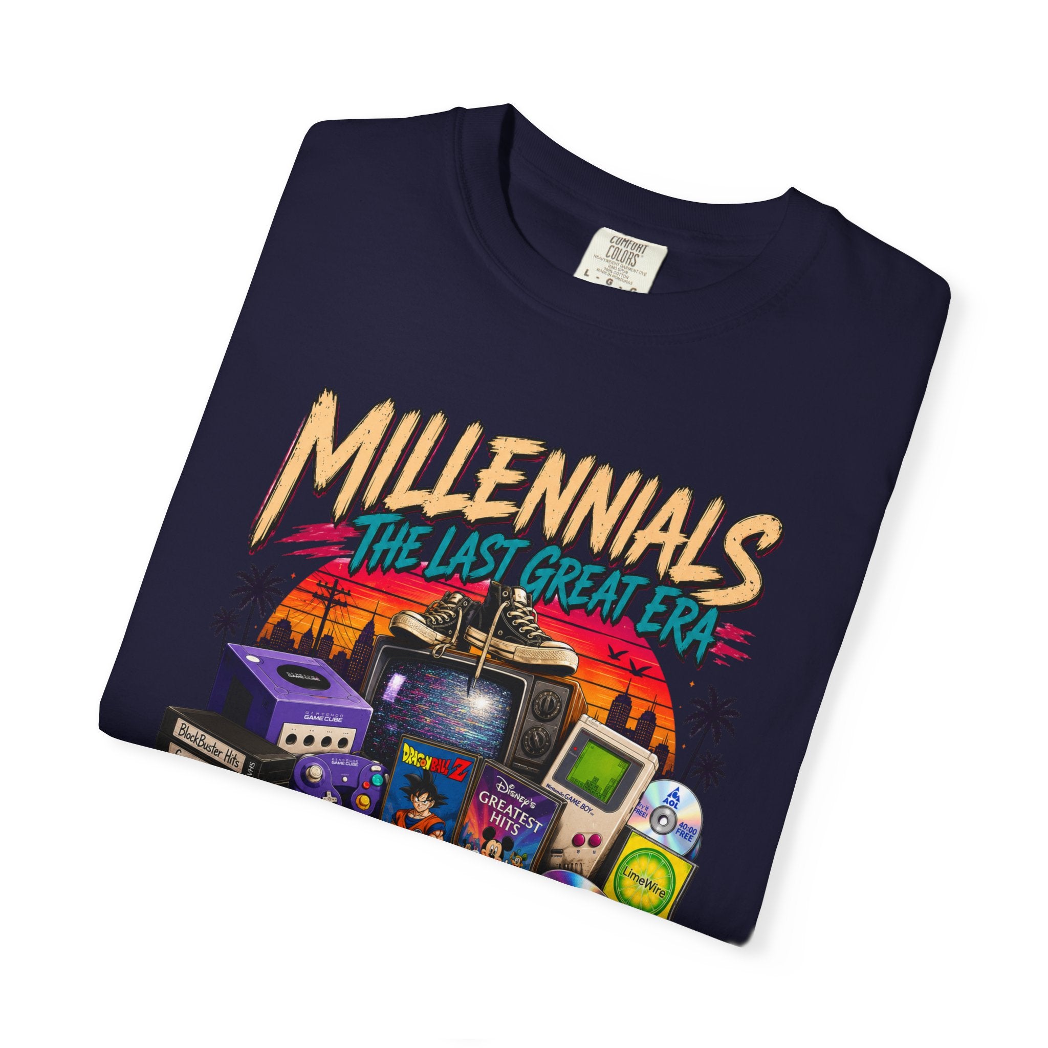 Millennials Retro Throwback T-Shirt — 90s Nostalgia Gaming & Pop Culture Tee