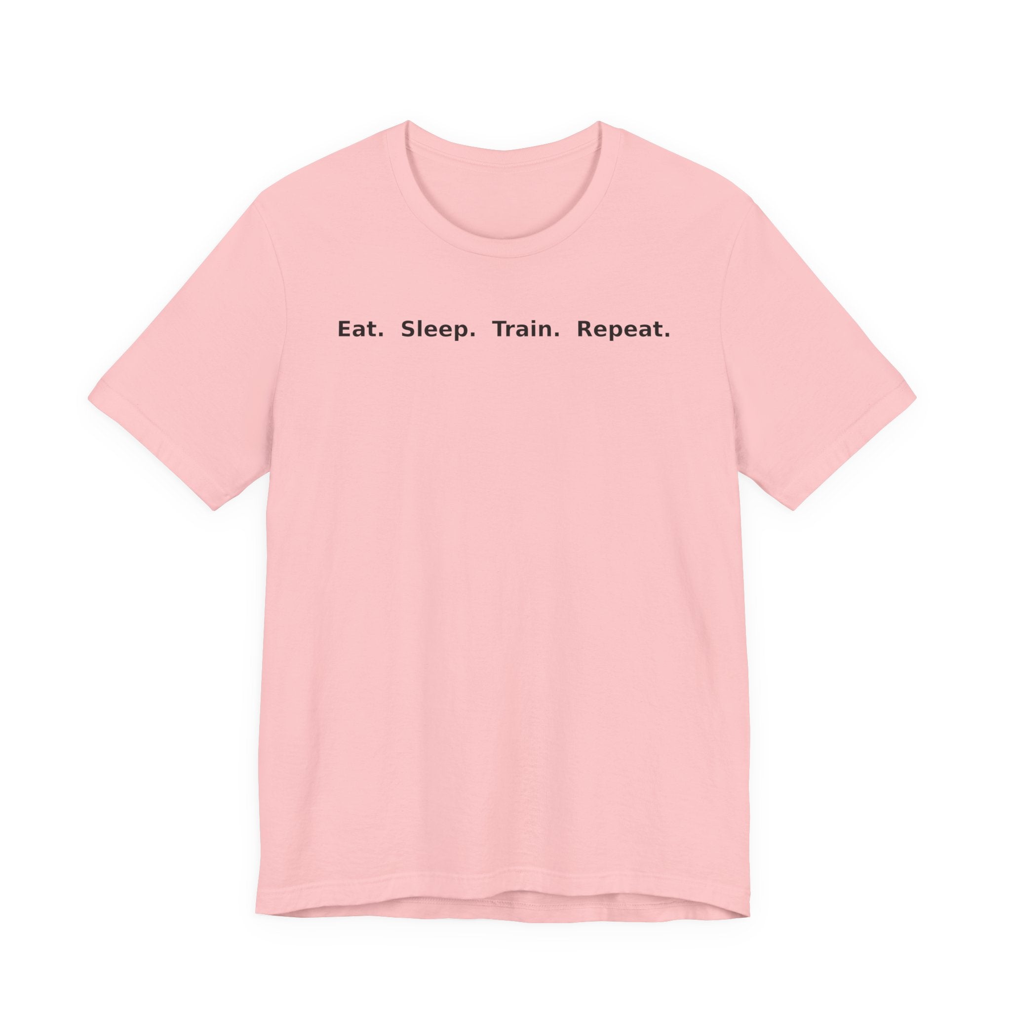 Eat. Sleep. Train. Repeat. Tee — Minimalist Music Symbols T‑Shirt