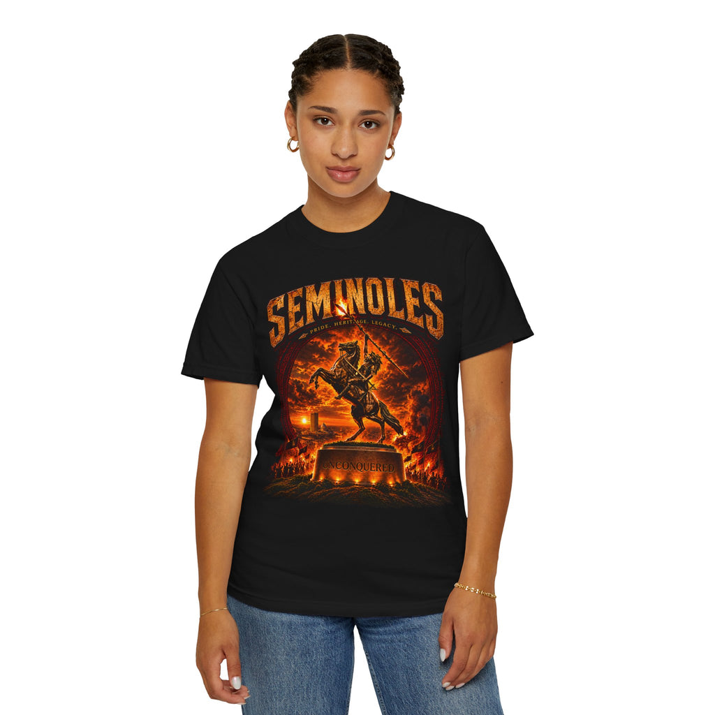 Seminoles UnConquered T-Shirt — Vintage Warrior College Football Tee