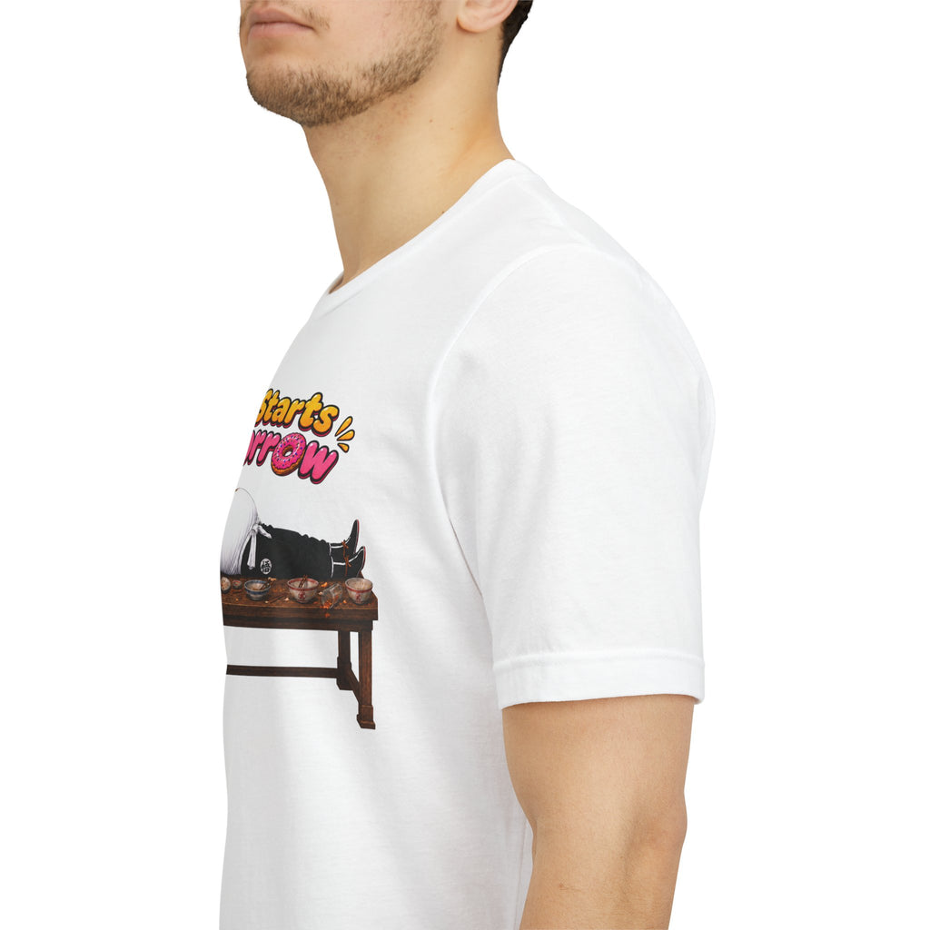 Goku Diet Starts Tomorrow T-Shirt — Funny Lazy Anime Graphic Tee