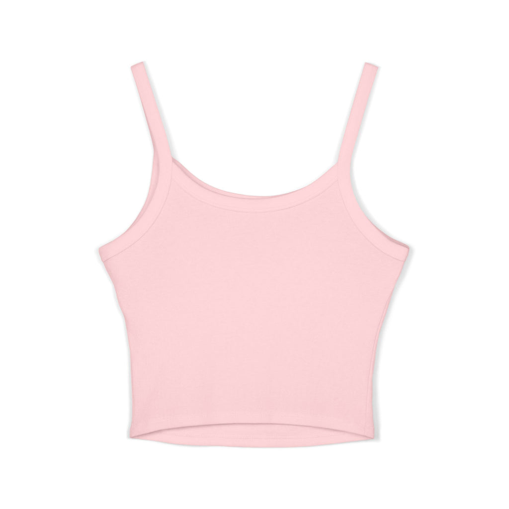 Spaghetti Tank Top — "Diet Starts Tomorrow" Graphic Crop Tank