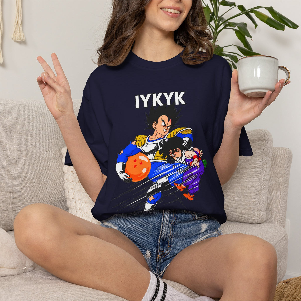 Vegeta Mentality T-Shirt — "IYKYK" Action Anime Scene