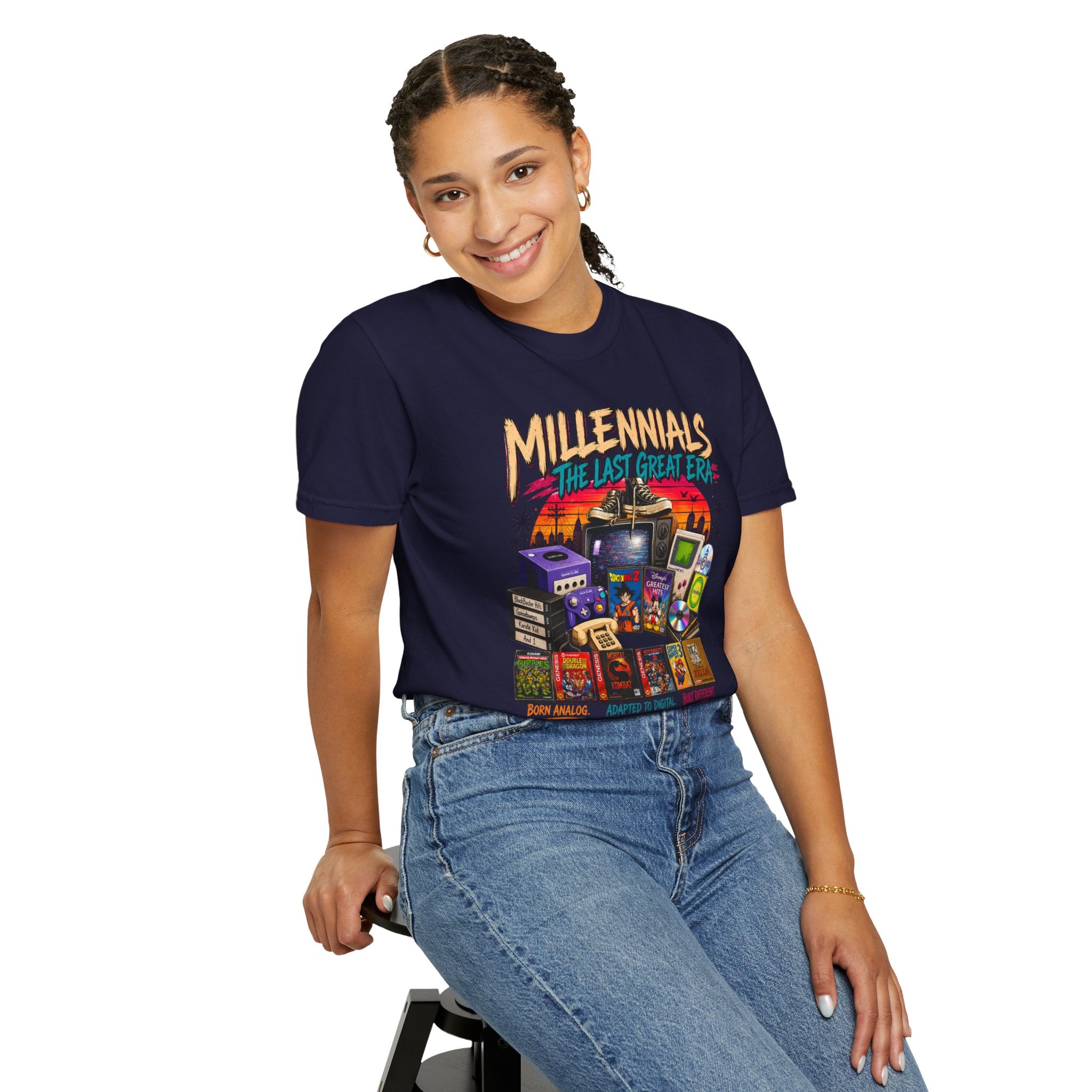 Millennials Retro Throwback T-Shirt — 90s Nostalgia Gaming & Pop Culture Tee