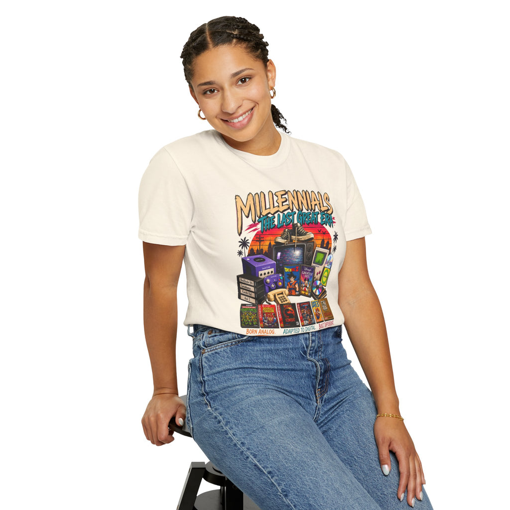 Millennials Retro Throwback T-Shirt — 90s Nostalgia Gaming & Pop Culture Tee