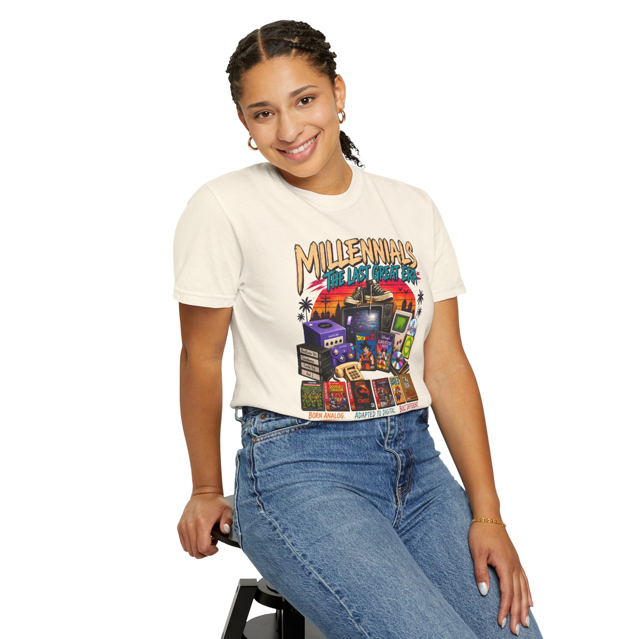 Millennials Retro Throwback T-Shirt — 90s Nostalgia Gaming & Pop Culture Tee