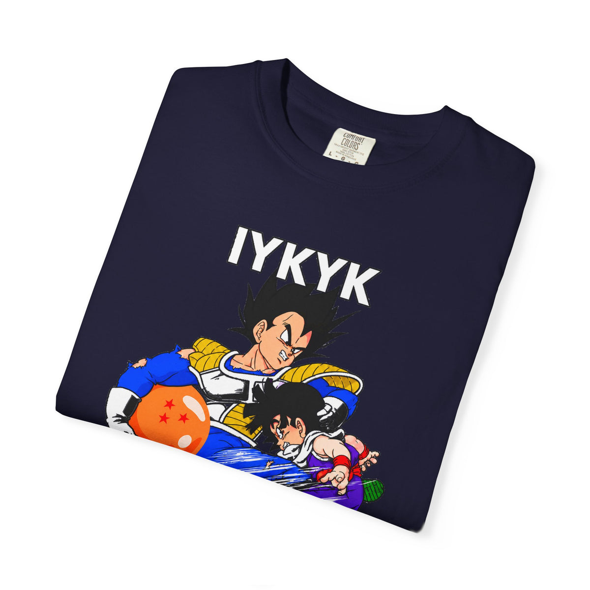 Vegeta Mentality T-Shirt — "IYKYK" Action Anime Scene
