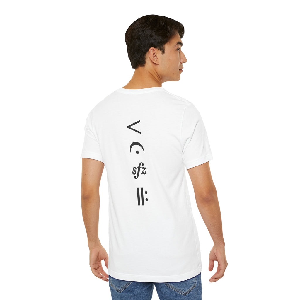 Eat. Sleep. Train. Repeat. Tee — Minimalist Music Symbols T‑Shirt