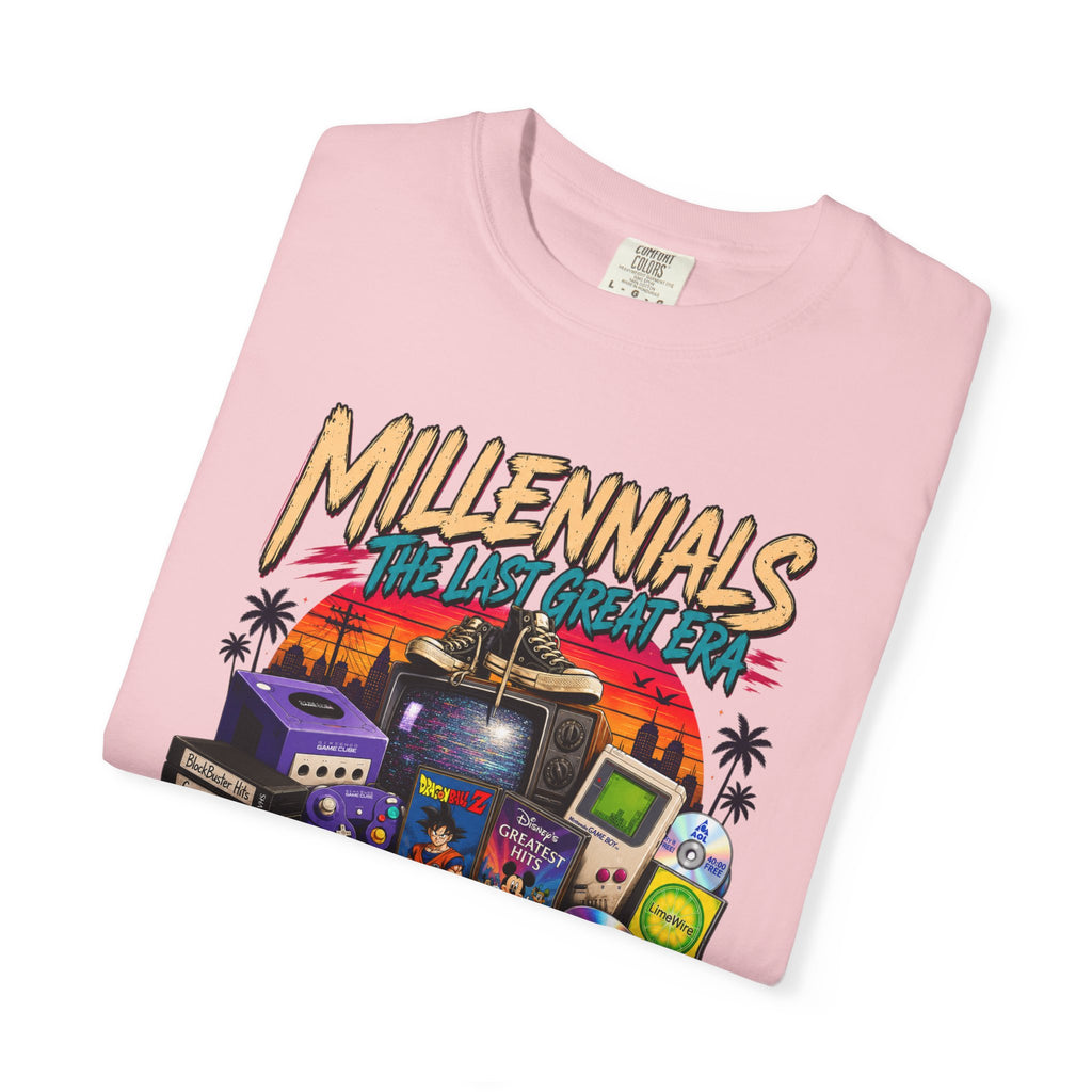 Millennials Retro Throwback T-Shirt — 90s Nostalgia Gaming & Pop Culture Tee