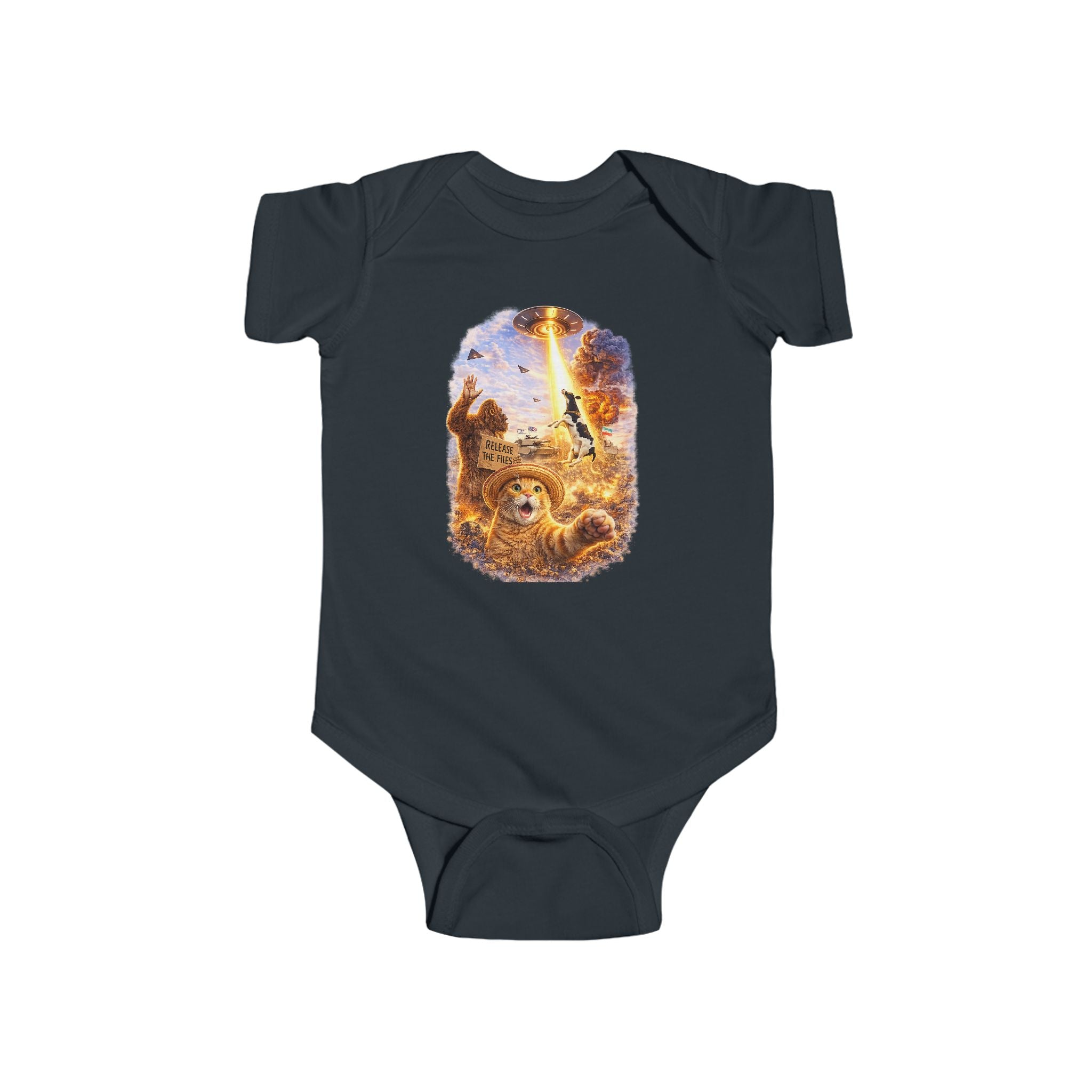 Baby Ware — Cute UFO Abduction Animal Graphic