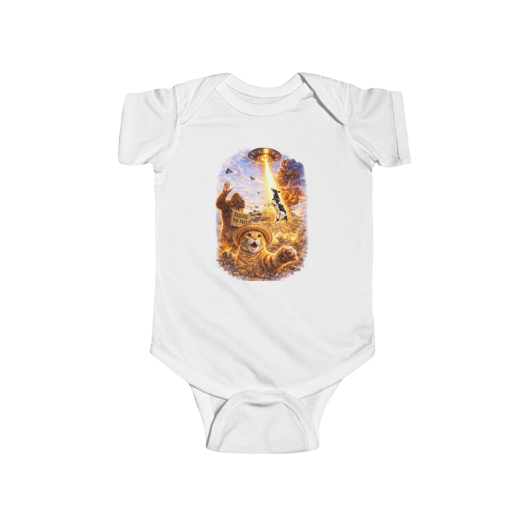 Baby Ware — Cute UFO Abduction Animal Graphic