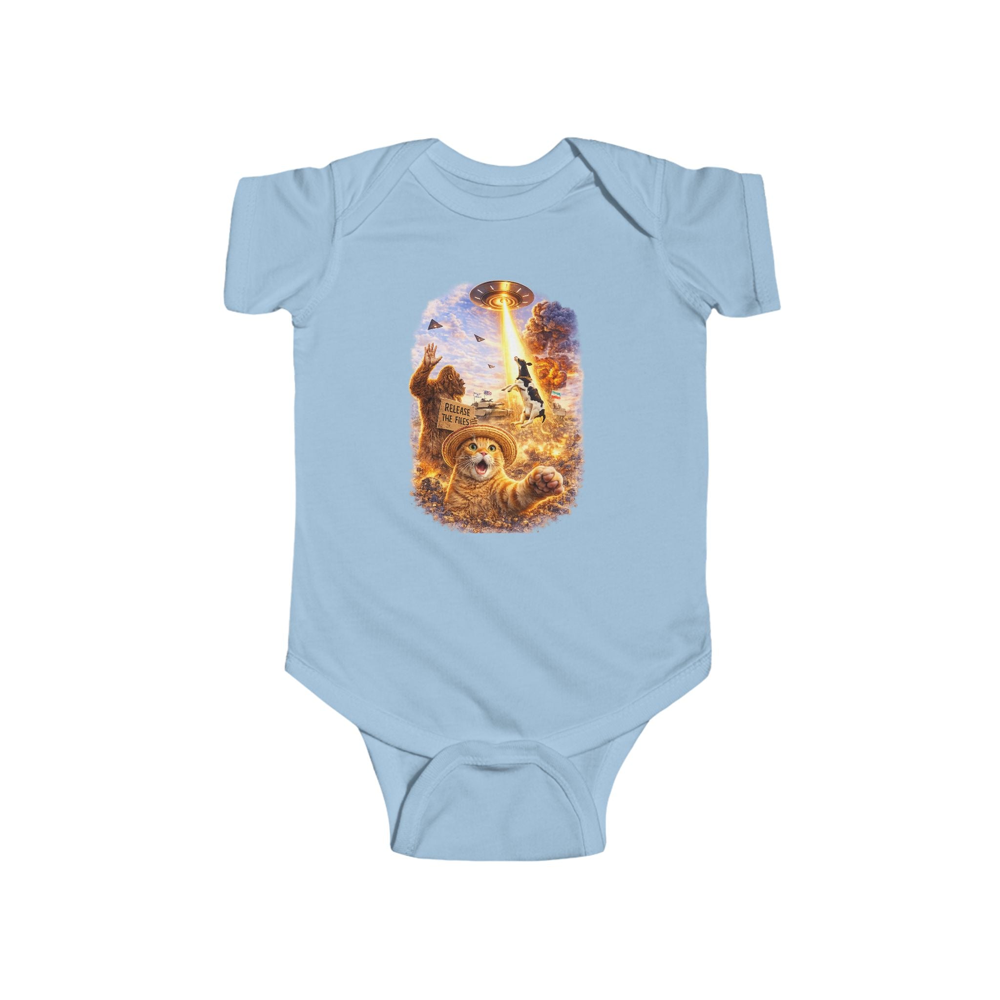 Baby Ware — Cute UFO Abduction Animal Graphic