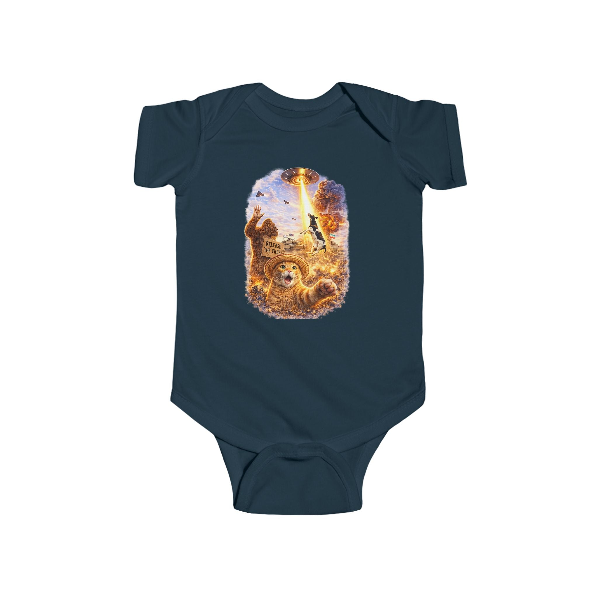 Baby Ware — Cute UFO Abduction Animal Graphic