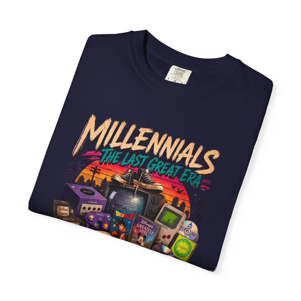 Millennials Retro Throwback T-Shirt — 90s Nostalgia Gaming & Pop Culture Tee
