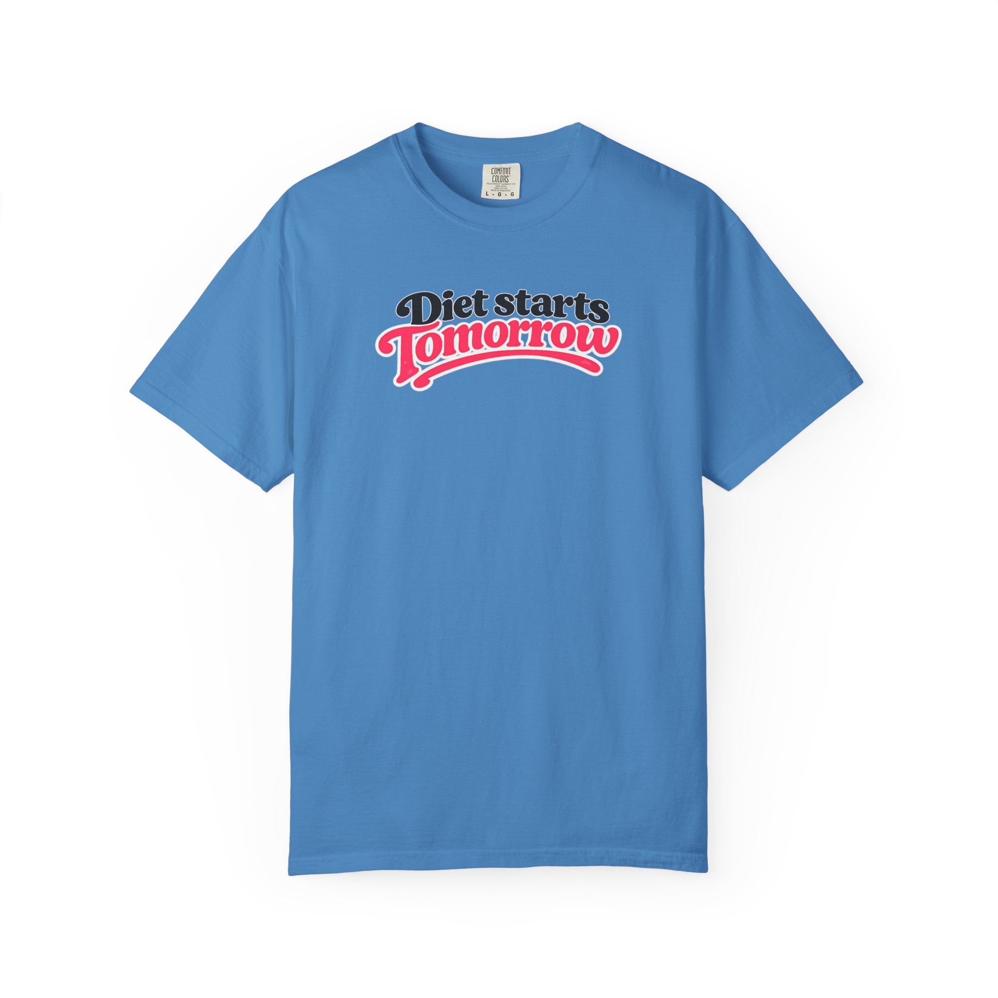 Diet Starts Tomorrow T-Shirt — Funny Fitness & Food Humor Tee