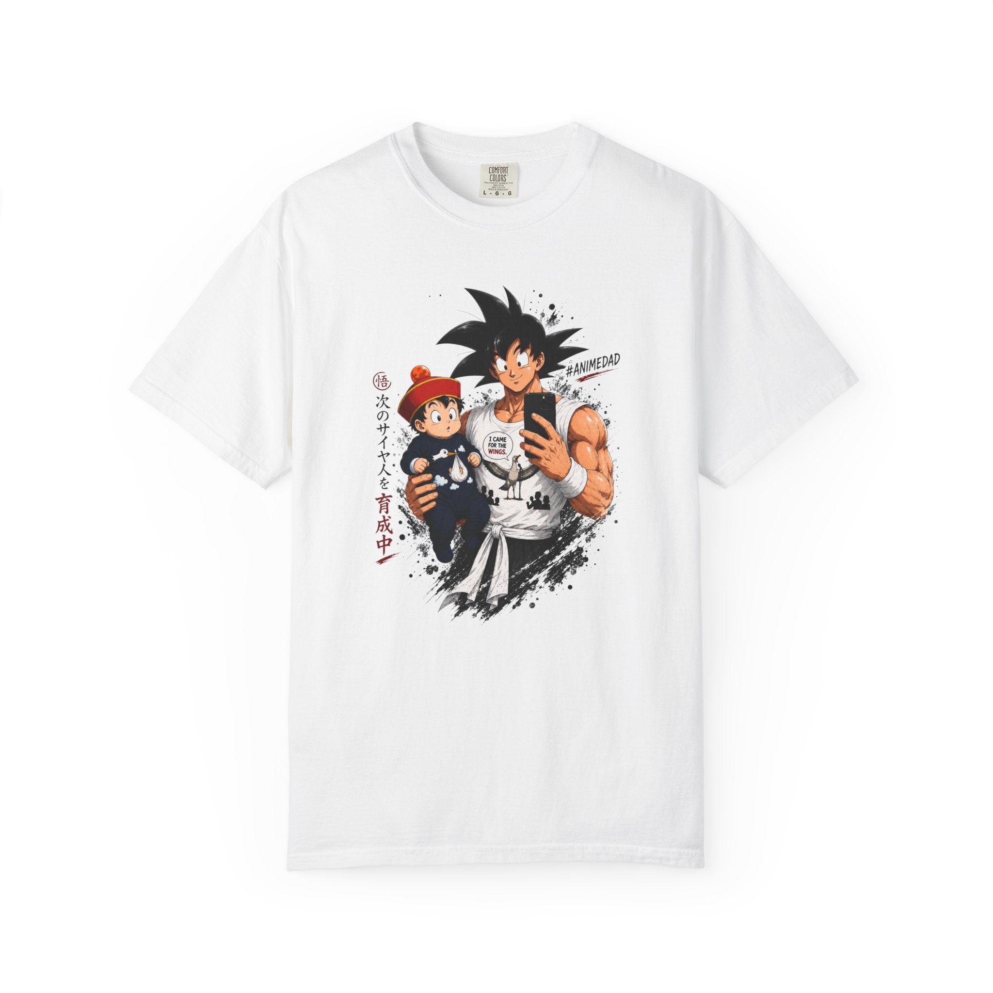 Anime Goku & Son Gohan Selfie T-Shirt