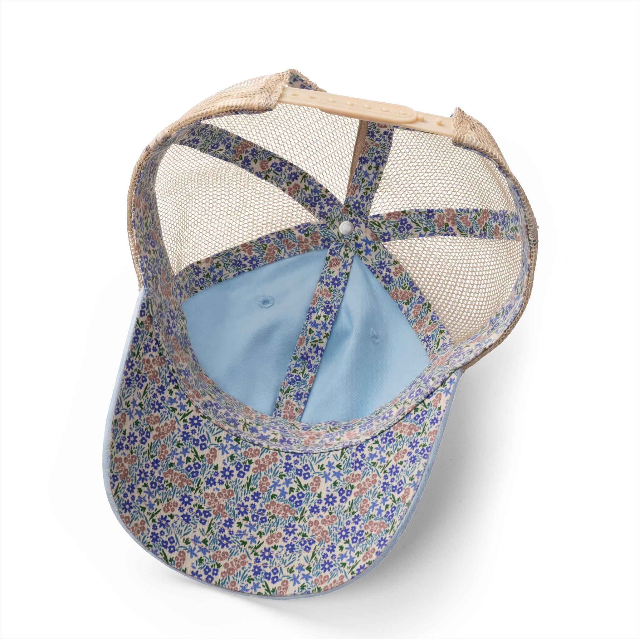 Rose Floral - Women's Washed Mesh-Back Cap