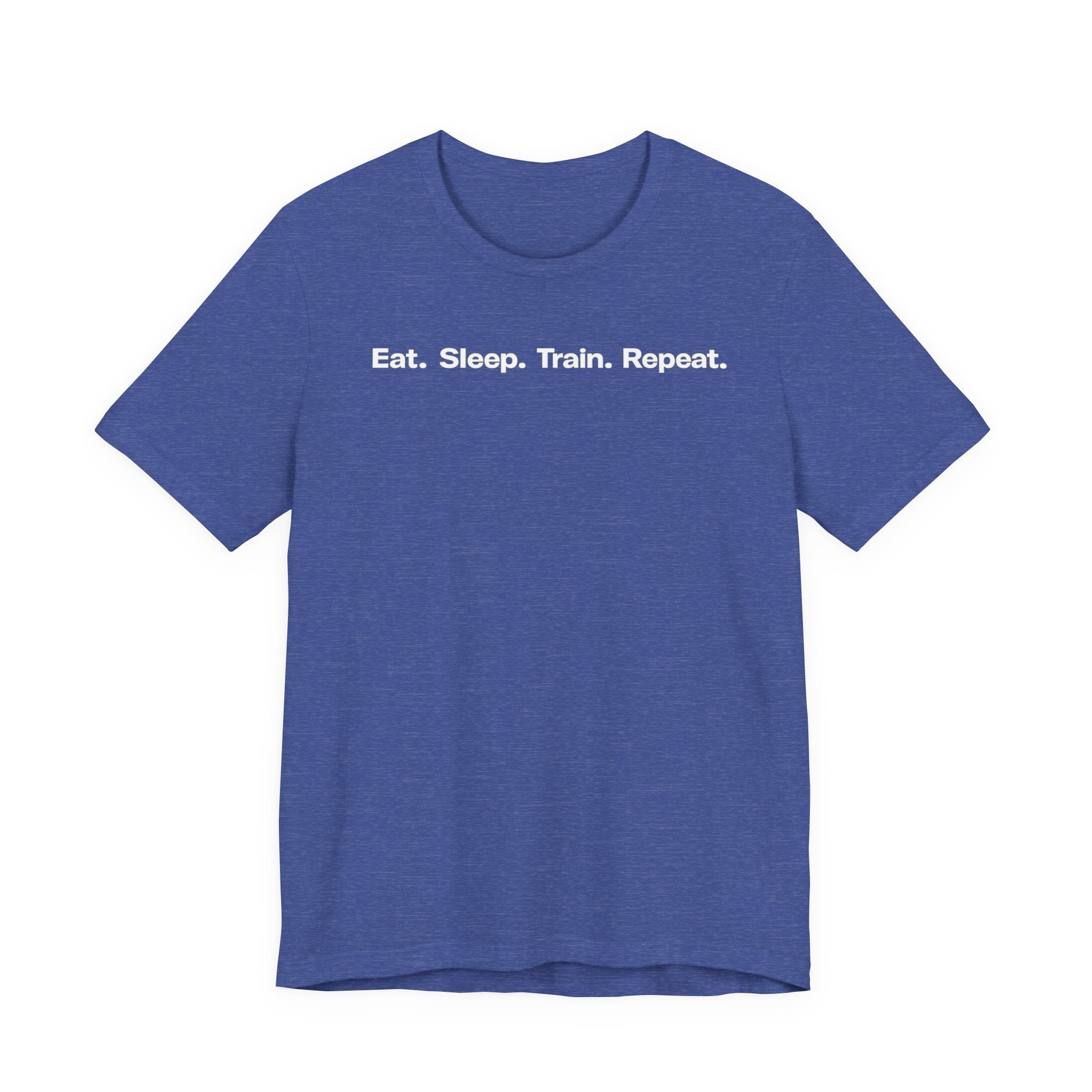 Eat. Sleep. Train. Repeat. Tee — Minimalist Music Symbols T‑Shirt