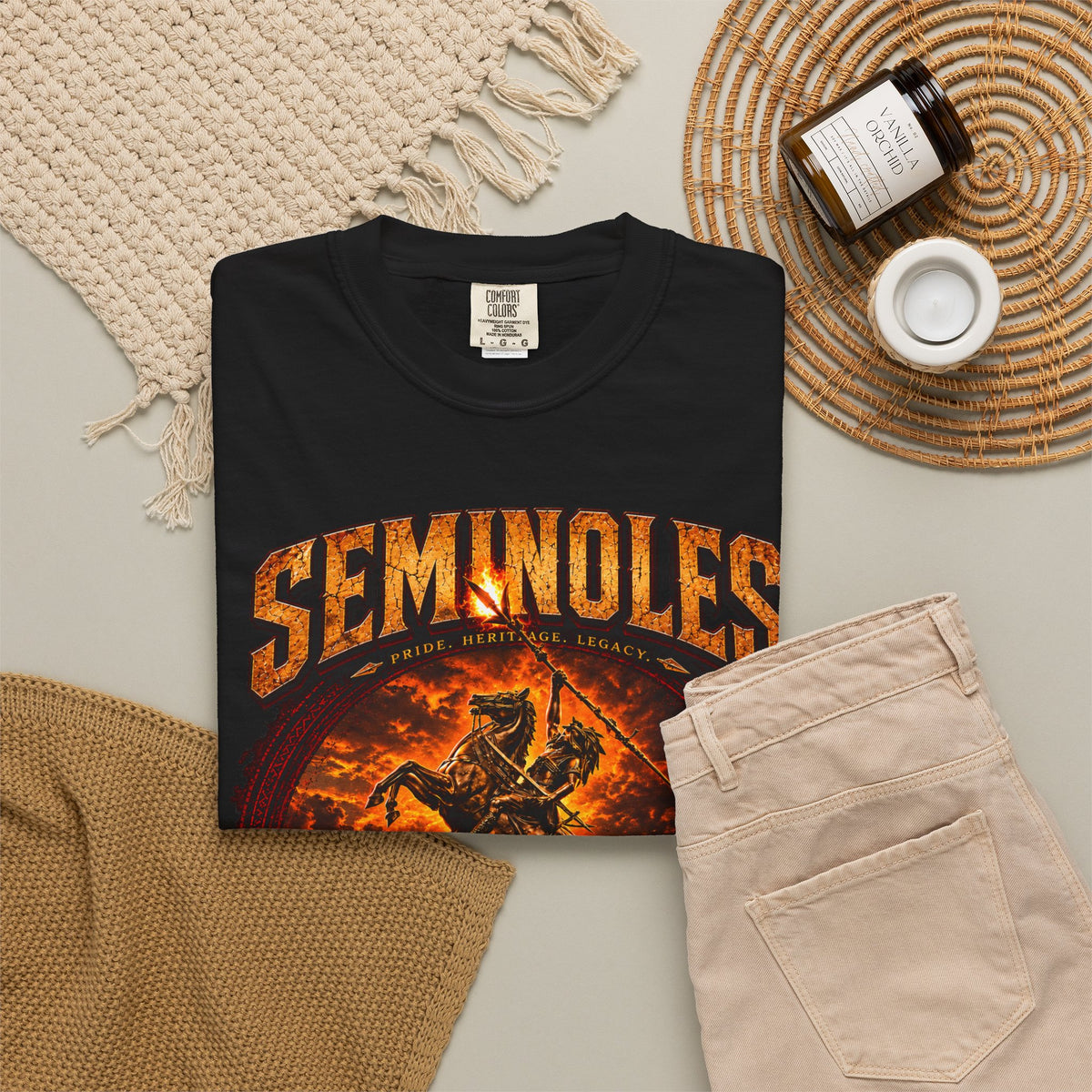 Seminoles UnConquered T-Shirt — Vintage Warrior College Football Tee