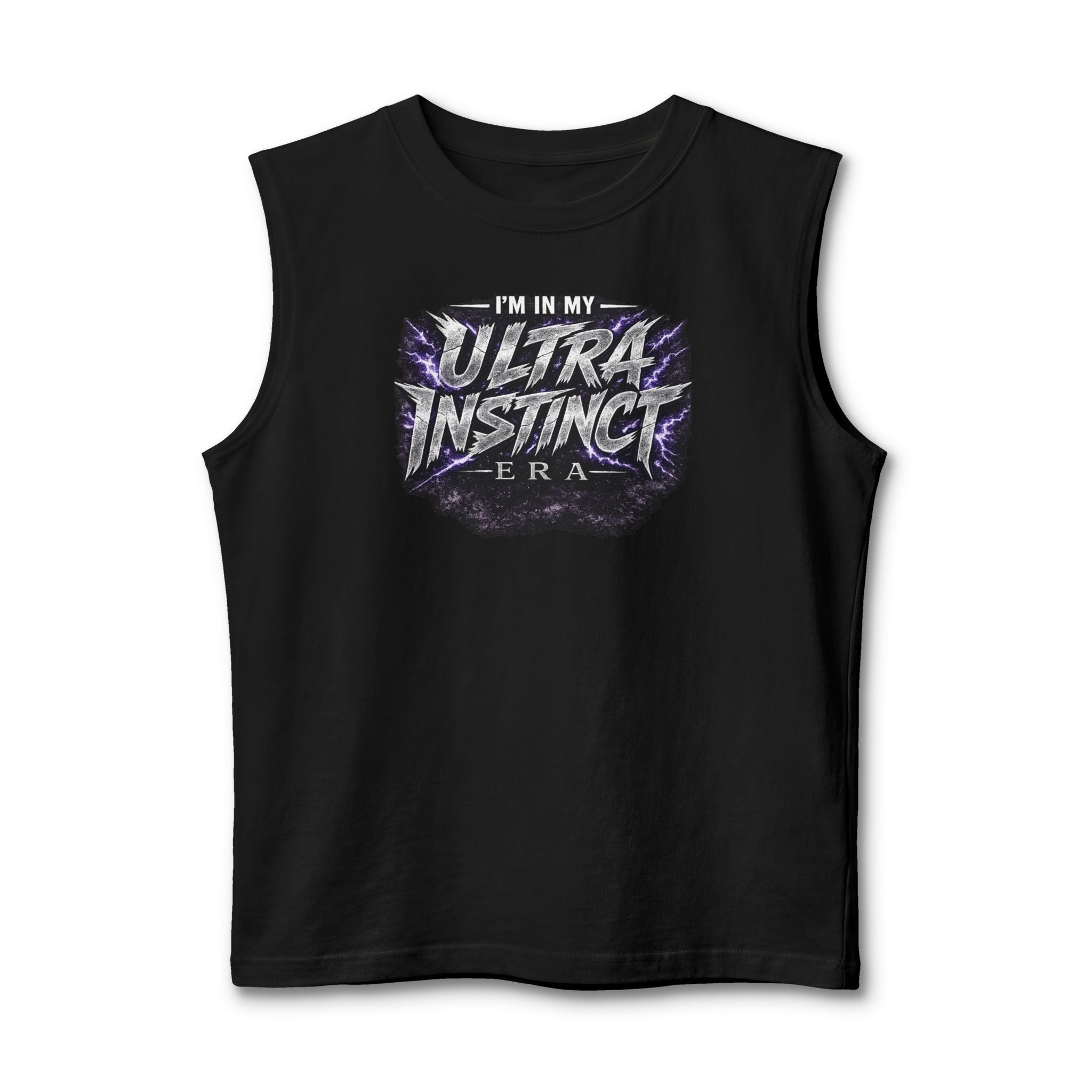 “I’m in My Ultra Instinct Era” Muscle Tank — Anime-Inspired Gym & Casual Tank Top