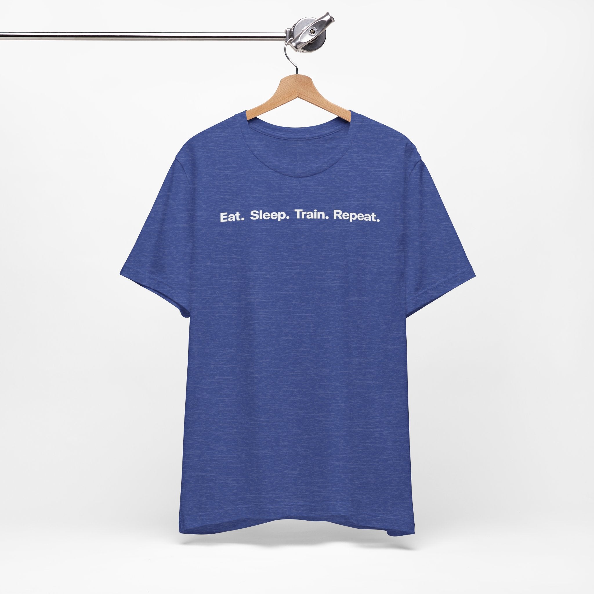 Eat. Sleep. Train. Repeat. Tee — Minimalist Music Symbols T‑Shirt