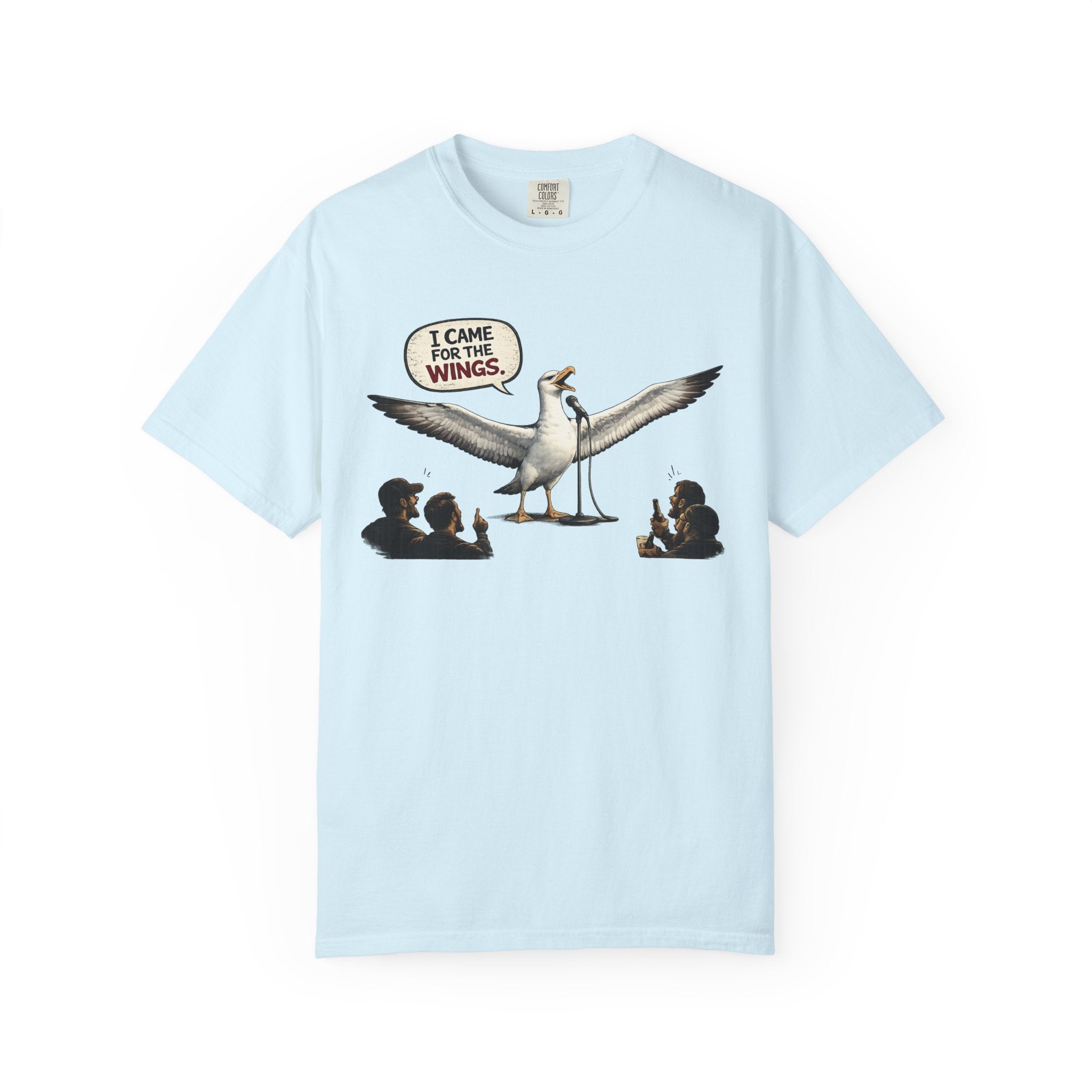 Albatross stand up Tee — "I Came For The Wings" Graphic T-Shirt
