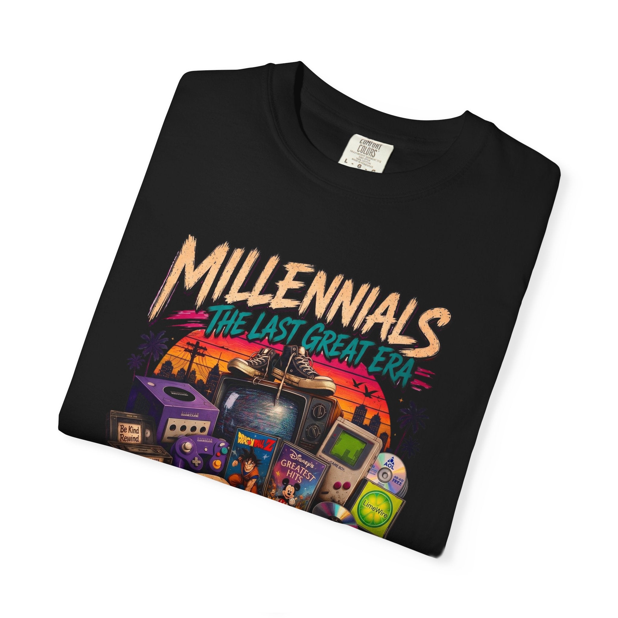 Millennials Retro Throwback T-Shirt — 90s Nostalgia Gaming & Pop Culture Tee