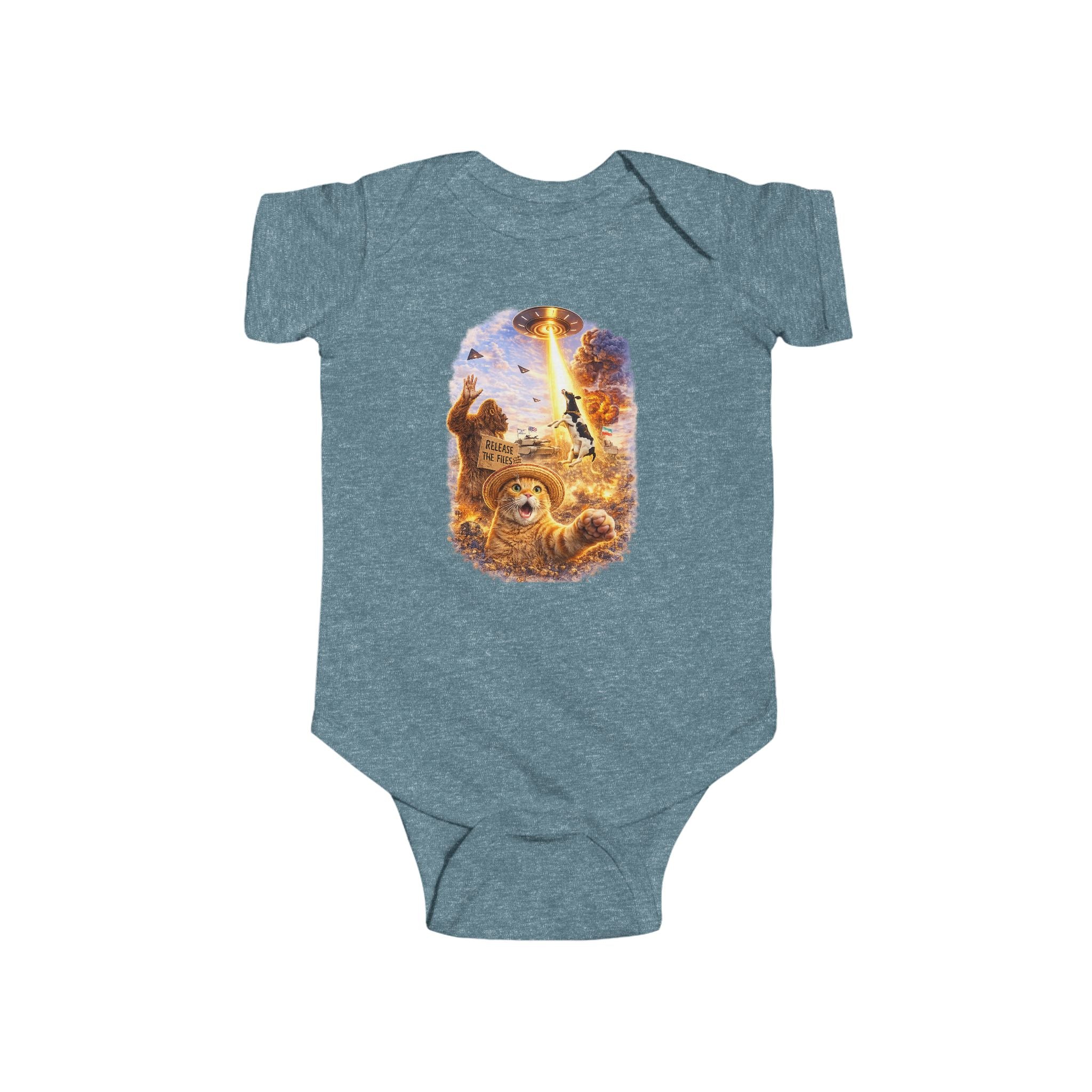 Baby Ware — Cute UFO Abduction Animal Graphic