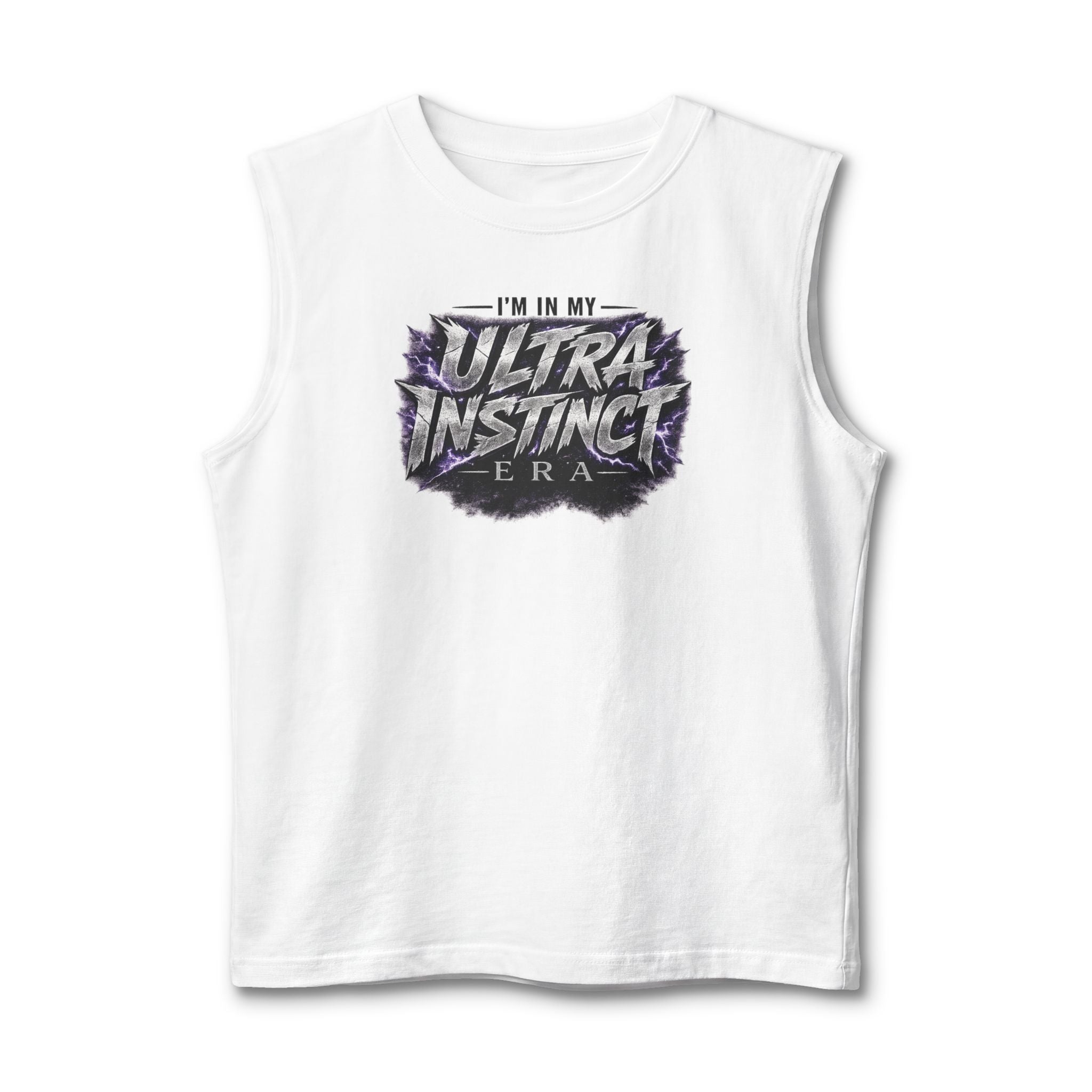 “I’m in My Ultra Instinct Era” Muscle Tank — Anime-Inspired Gym & Casual Tank Top