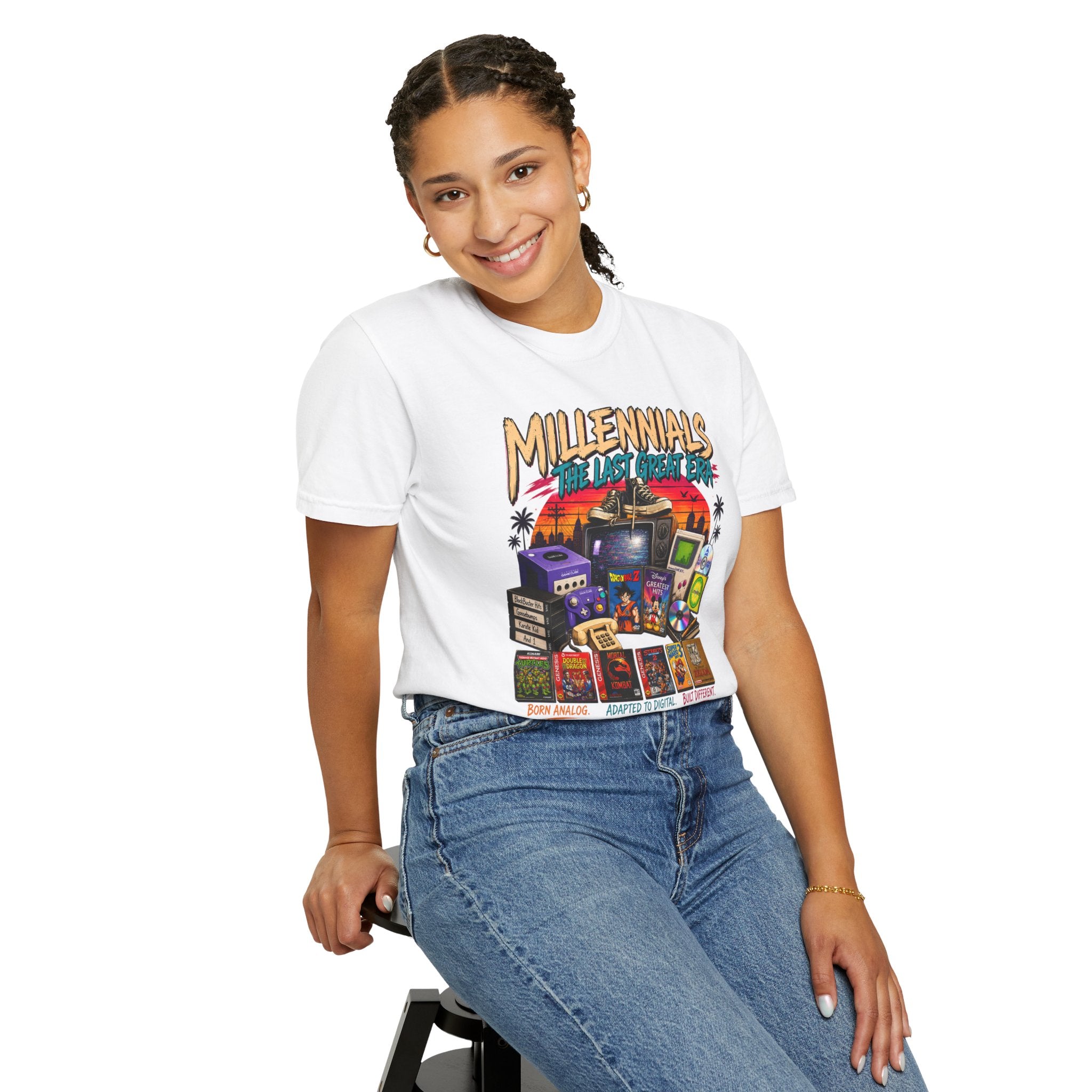 Millennials Retro Throwback T-Shirt — 90s Nostalgia Gaming & Pop Culture Tee