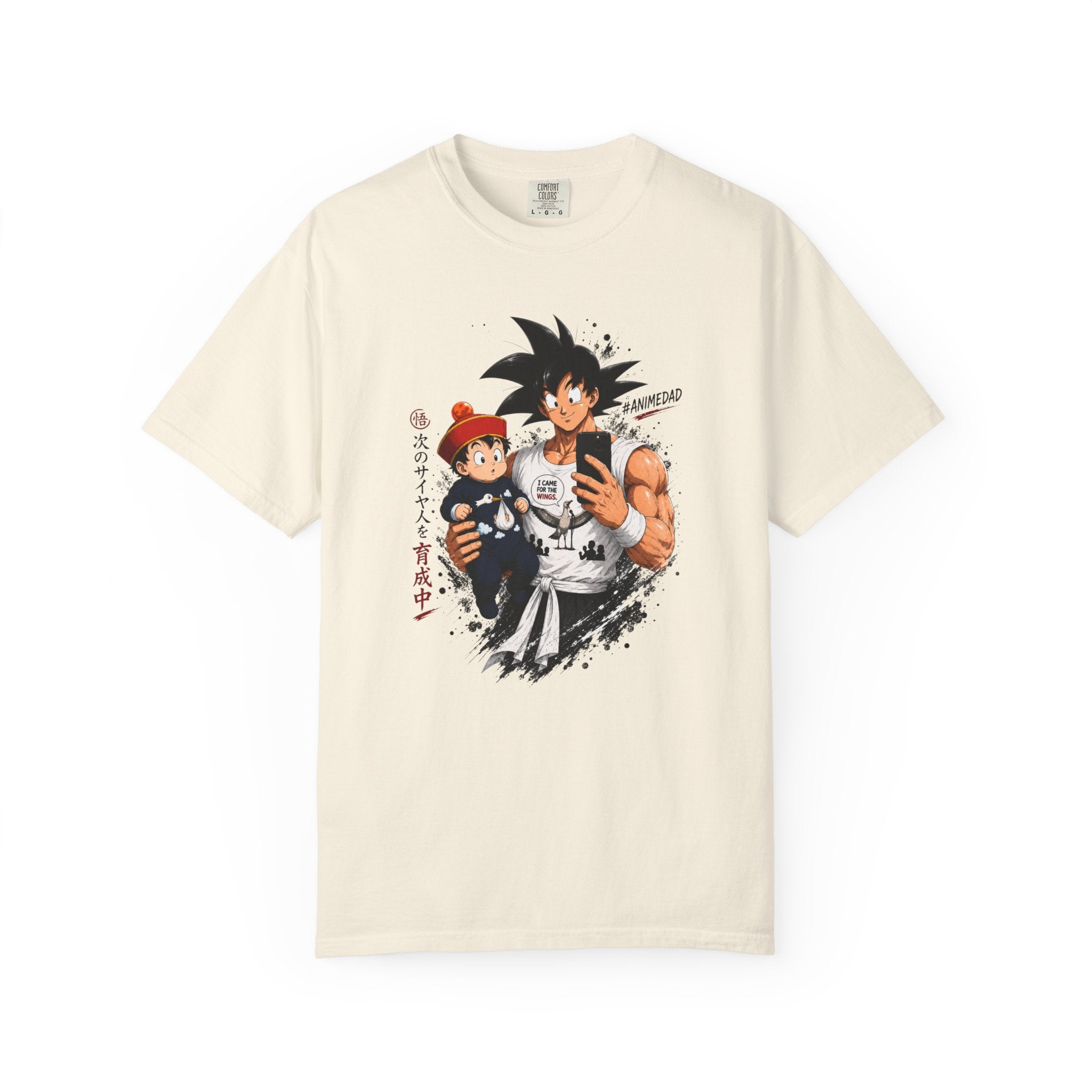 Anime Goku & Son Gohan Selfie T-Shirt