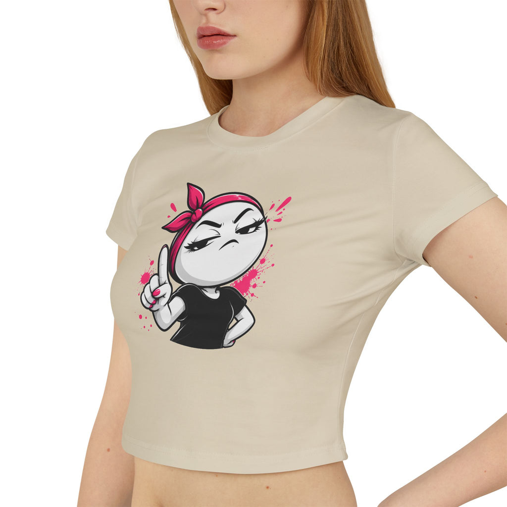 Women's Baby Tee — Sassy Rosie Graphic Tee