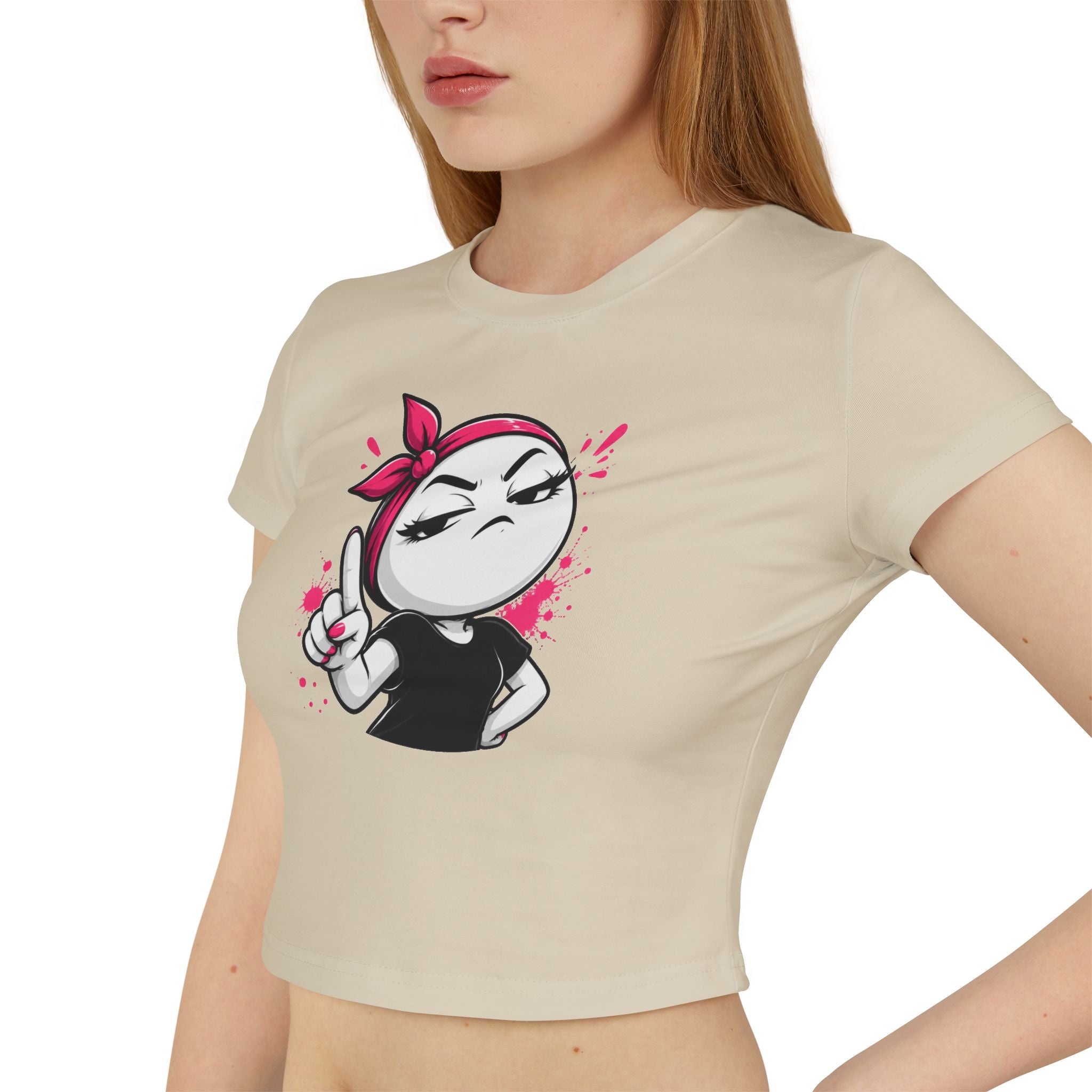 Women's Baby Tee — Sassy Rosie Graphic Tee