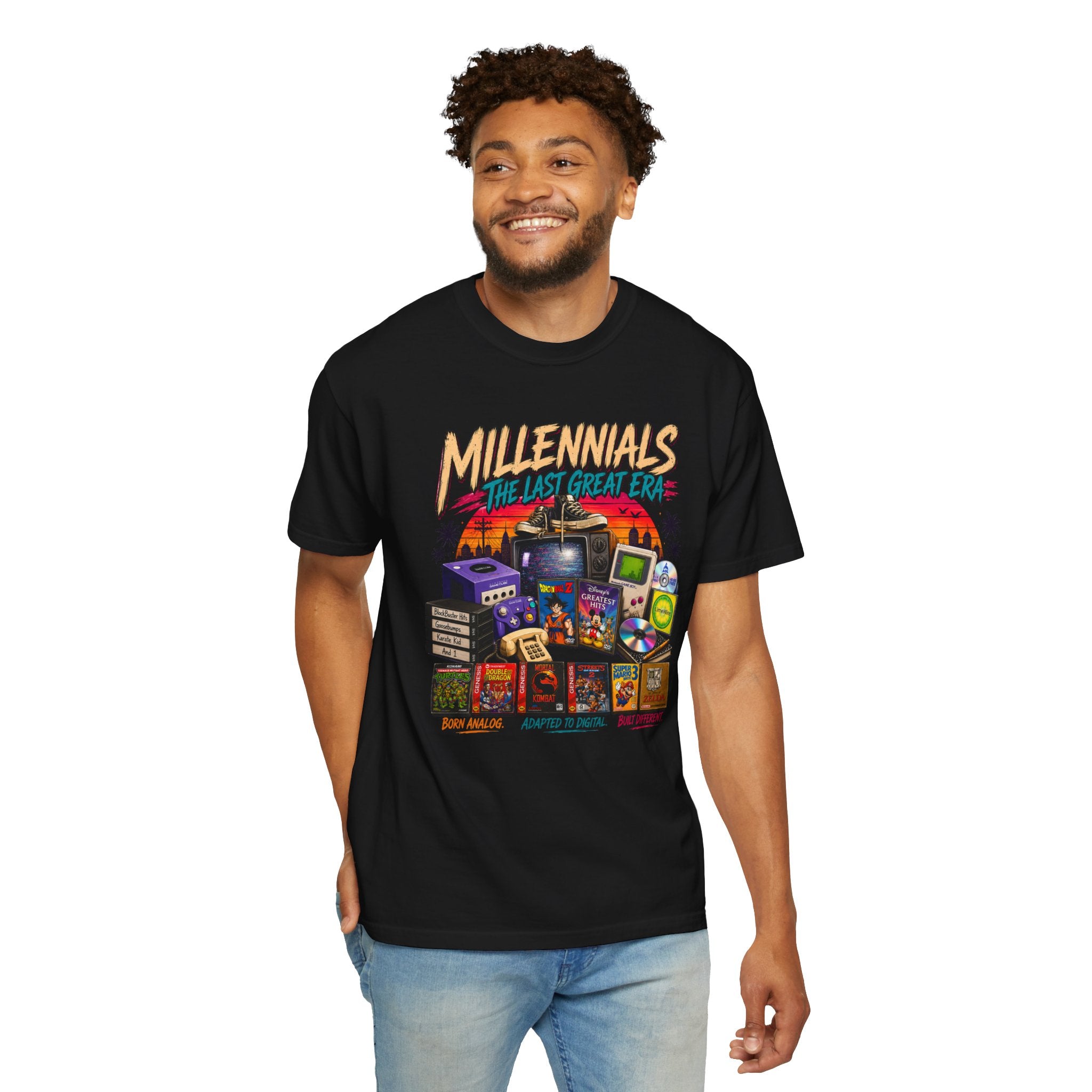 Millennials Retro Throwback T-Shirt — 90s Nostalgia Gaming & Pop Culture Tee