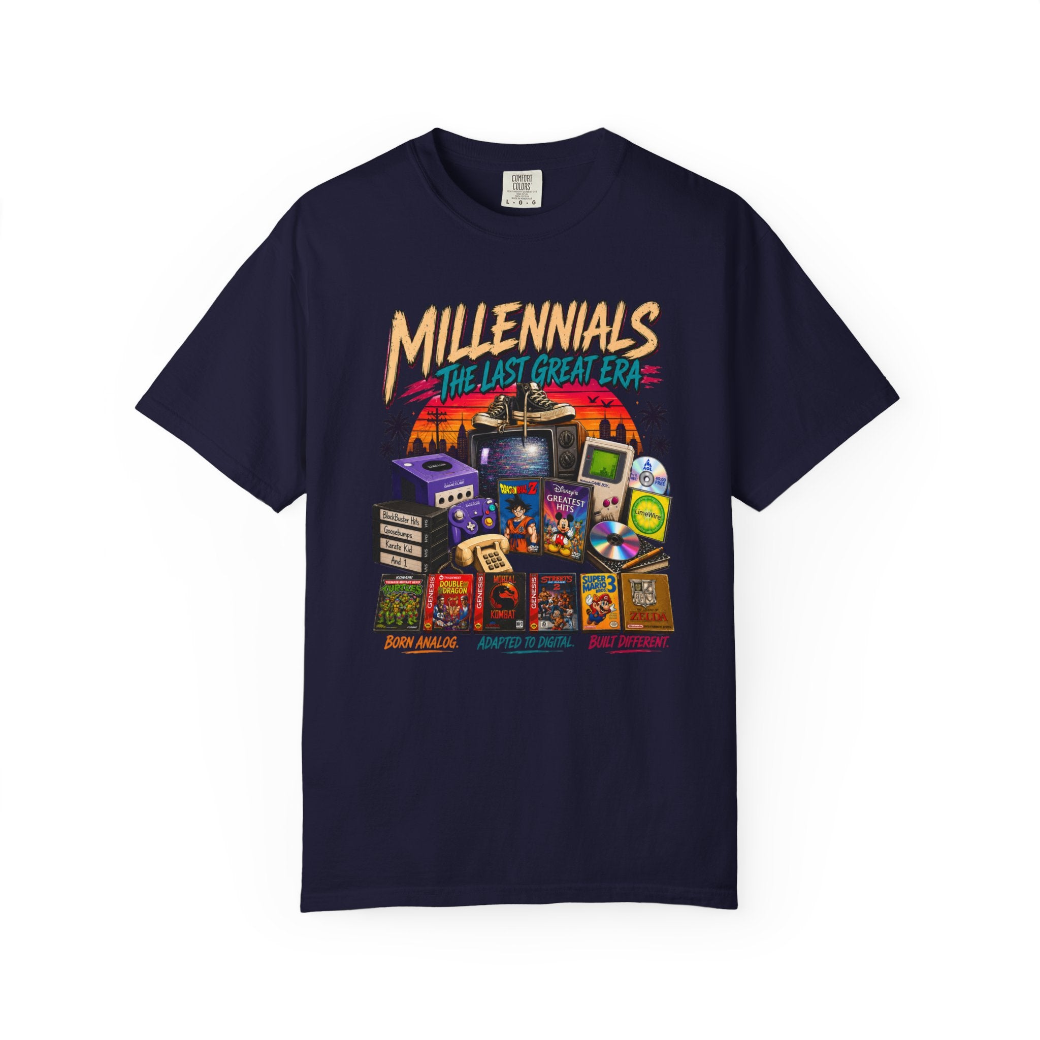 Millennials Retro Throwback T-Shirt — 90s Nostalgia Gaming & Pop Culture Tee