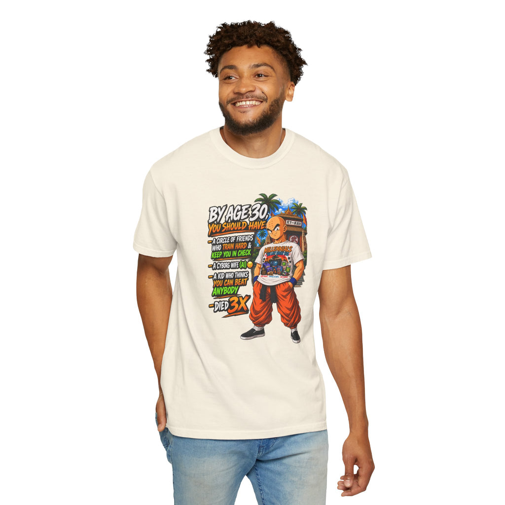 Krillin After 30 Bragging Rights — Anime Millennials Graphic Tee