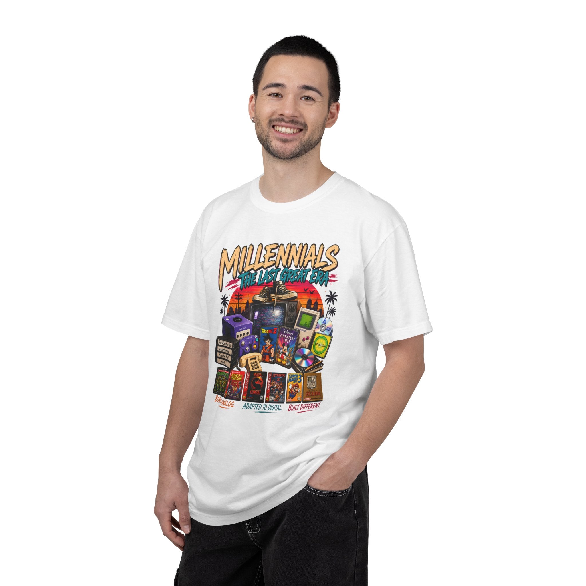 Millennials Retro Throwback T-Shirt — 90s Nostalgia Gaming & Pop Culture Tee