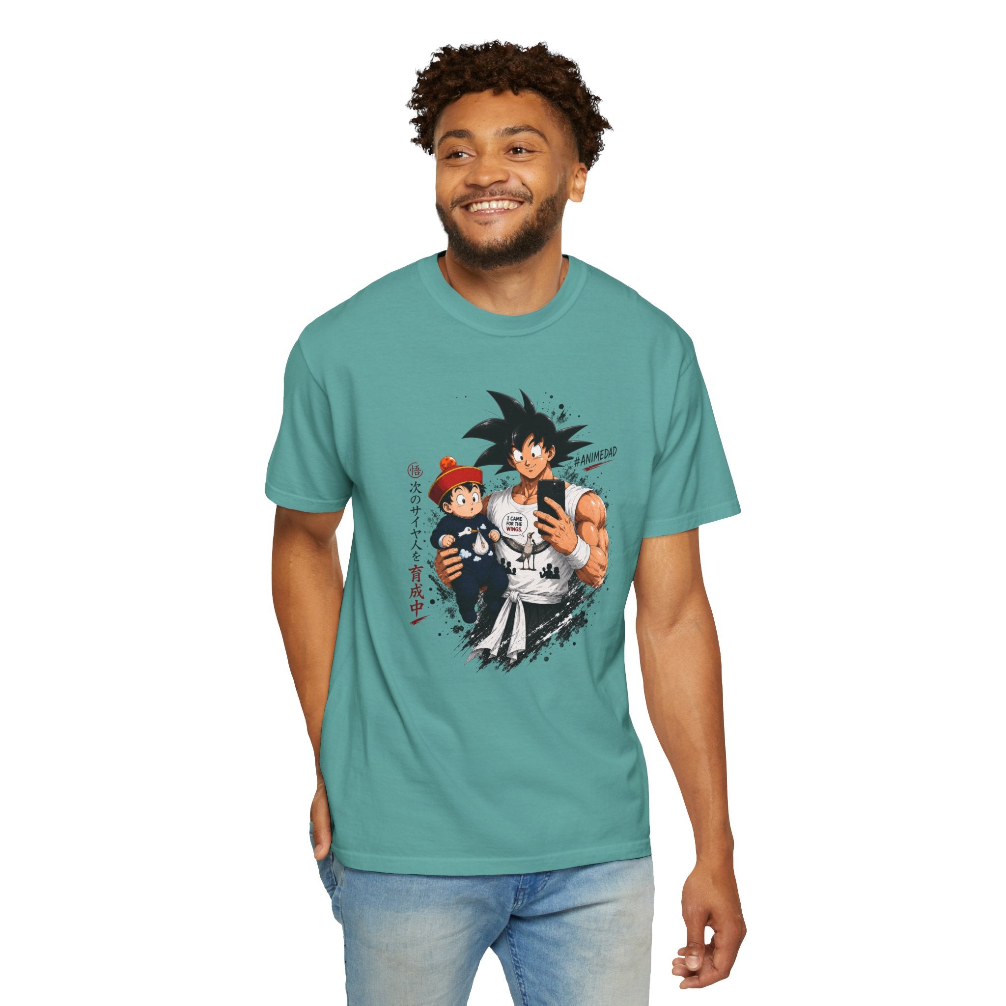 Anime Goku & Son Gohan Selfie T-Shirt