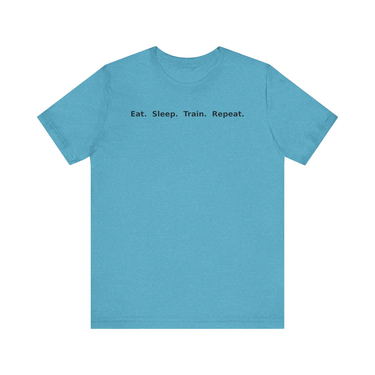 Eat. Sleep. Train. Repeat. Tee — Minimalist Music Symbols T‑Shirt
