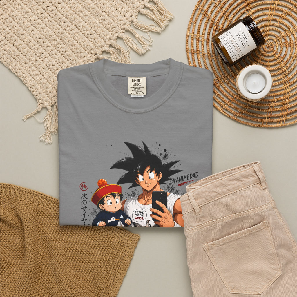 Anime Goku & Son Gohan Selfie T-Shirt