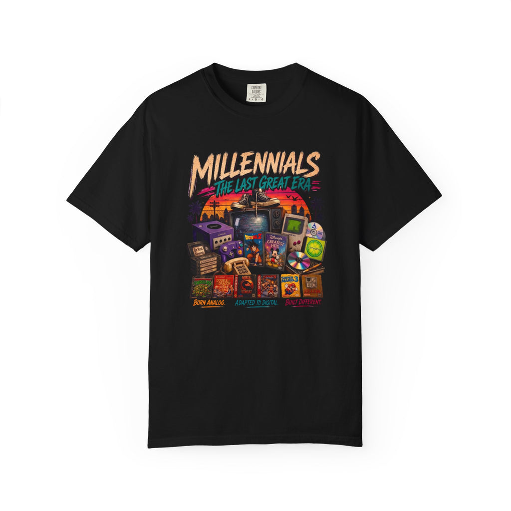 Millennials Retro Throwback T-Shirt — 90s Nostalgia Gaming & Pop Culture Tee