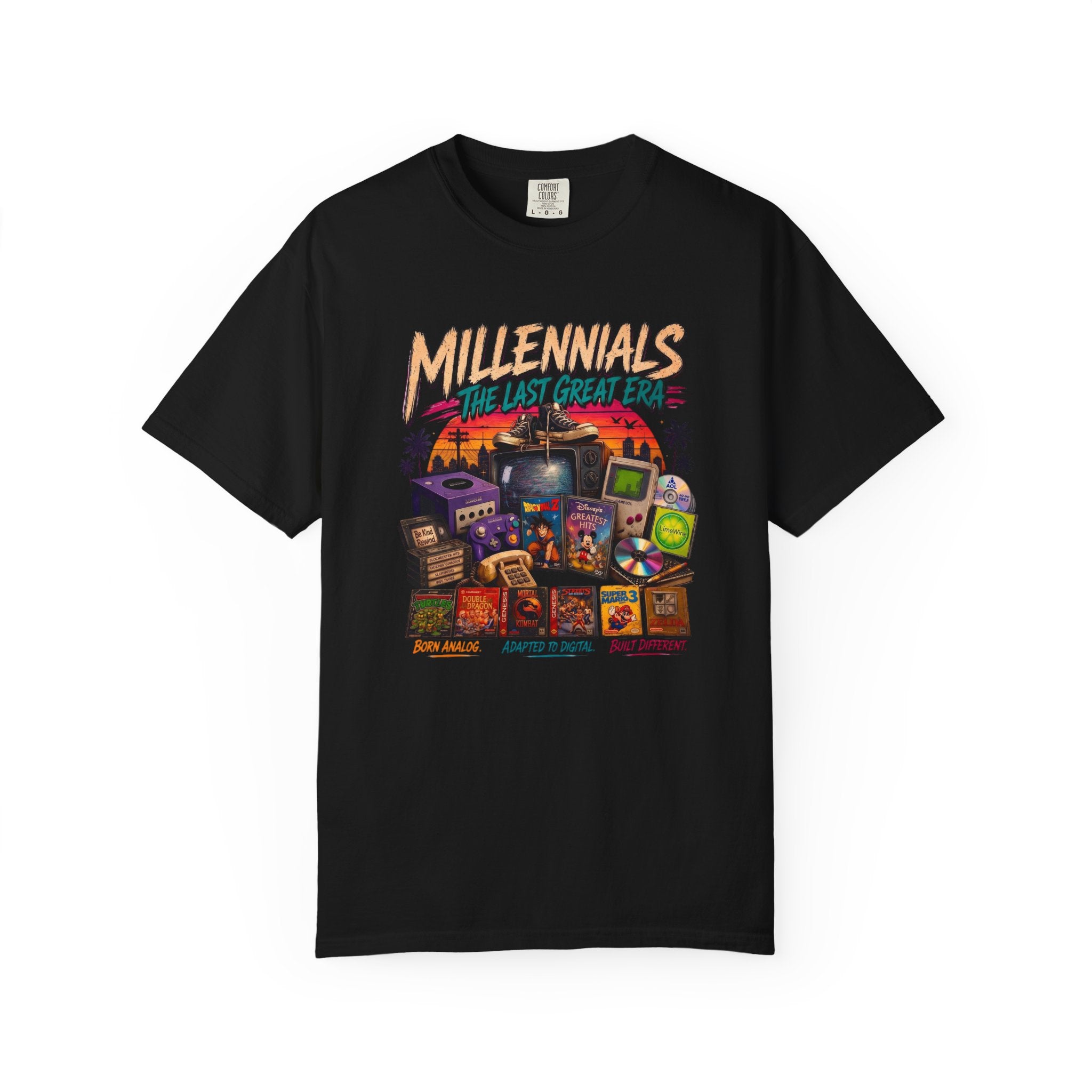 Millennials Retro Throwback T-Shirt — 90s Nostalgia Gaming & Pop Culture Tee